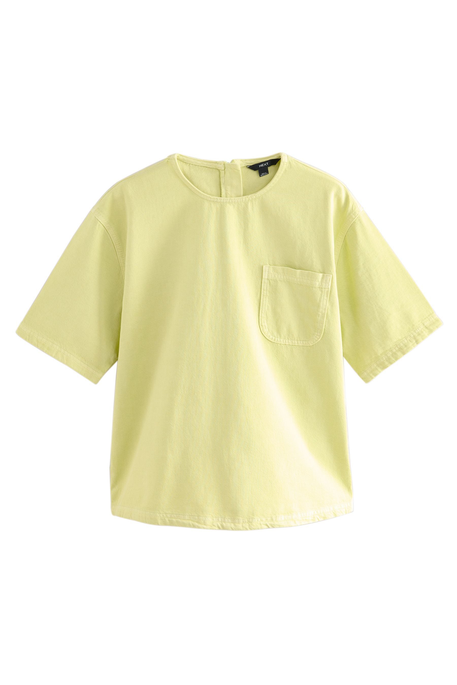 Next T-Shirt Denim-T-Shirt aus 100 % Baumwolle (1-tlg) günstig online kaufen