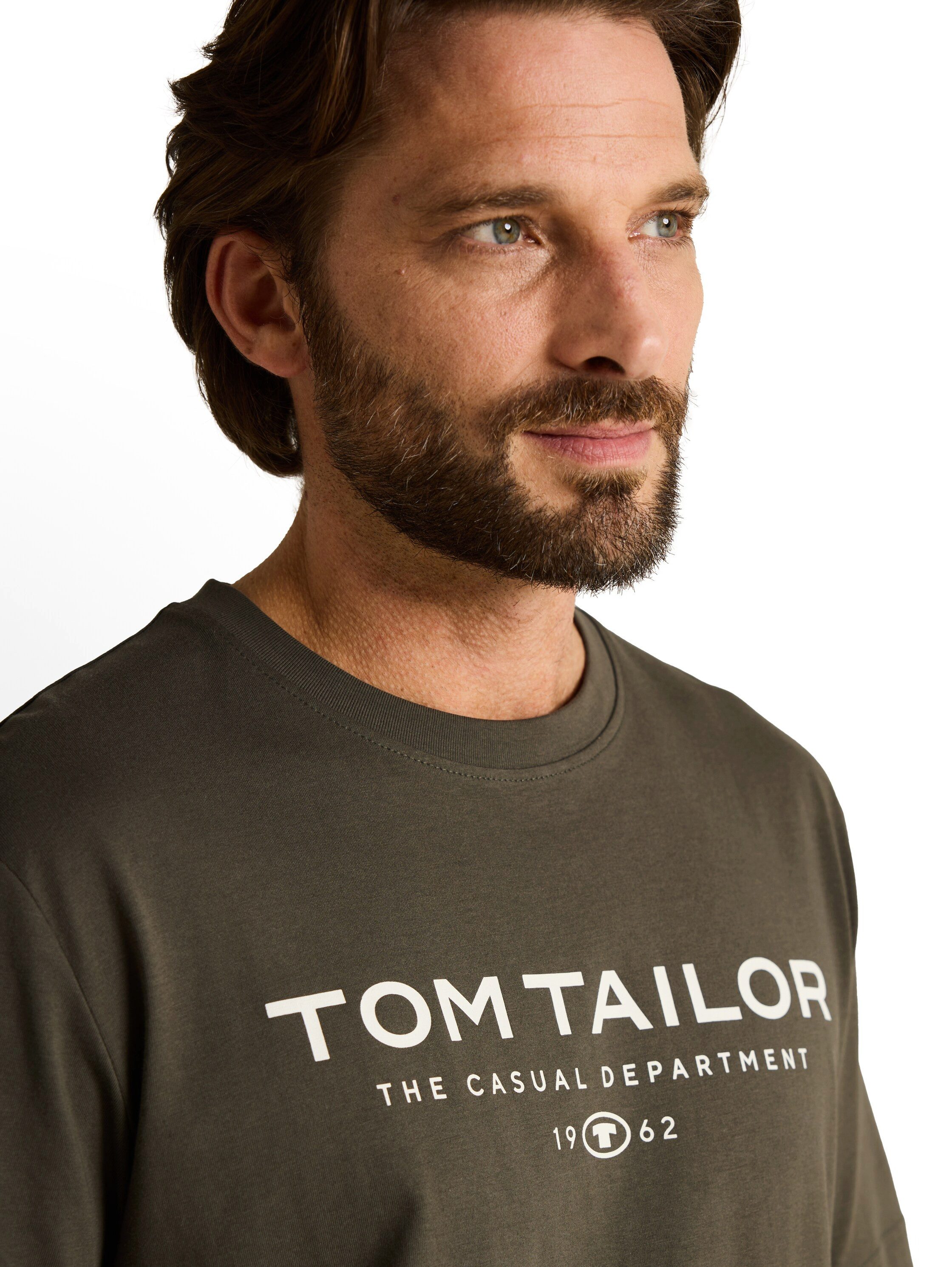 TOM TAILOR T-Shirt Sommershirt mit Frontprint