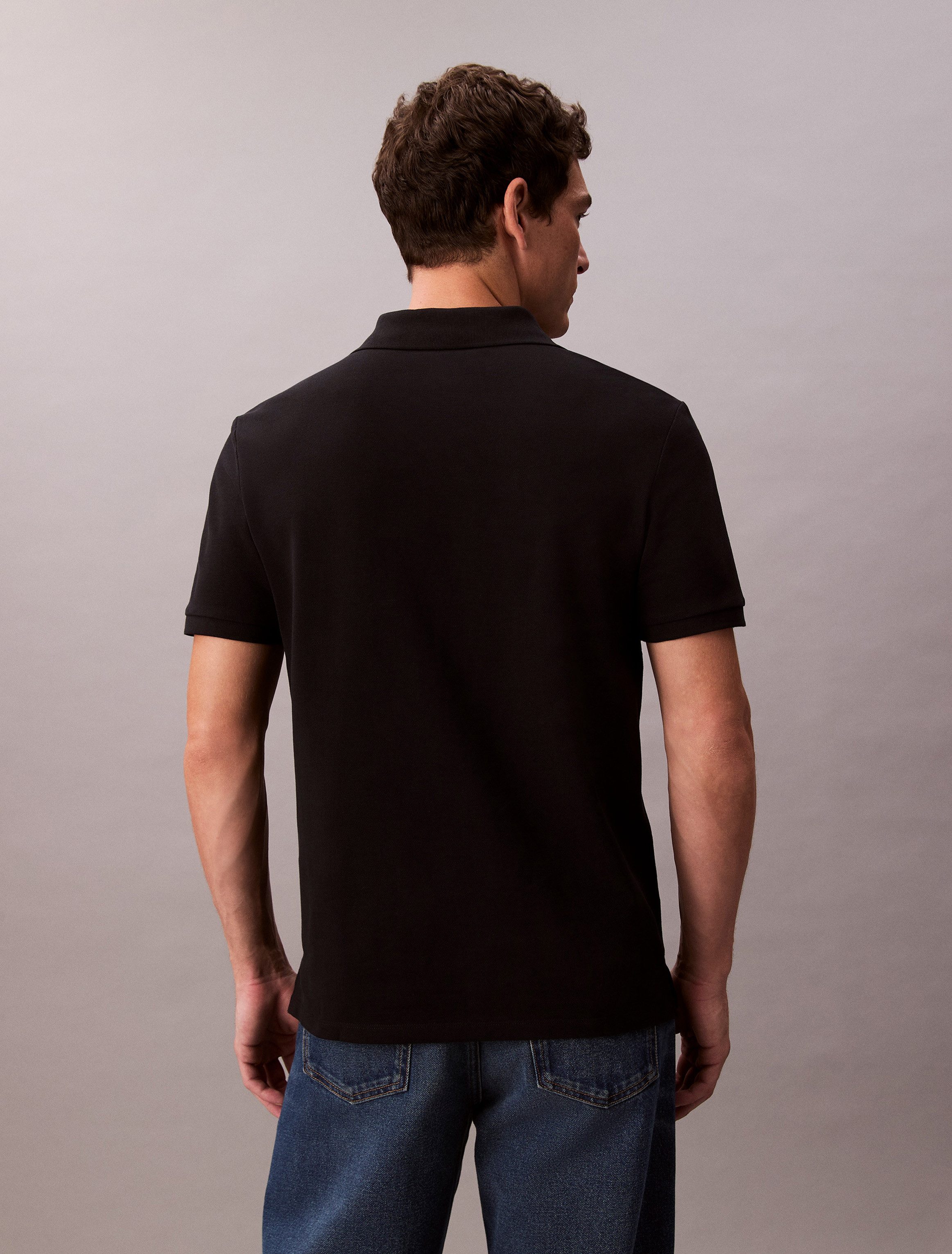 Calvin Klein Jeans Poloshirt SS CASUAL PIQUE CLASSIC POLO Mit Rundhalsaussc günstig online kaufen