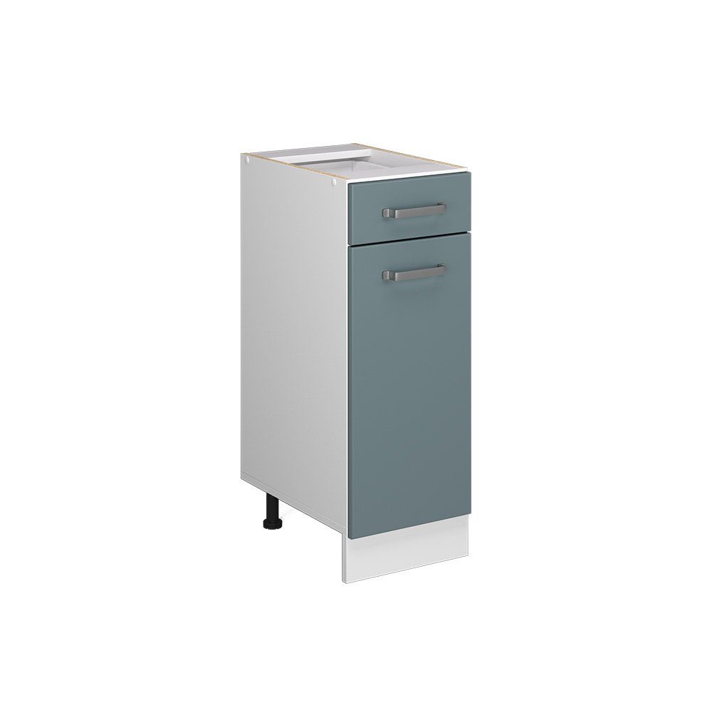 Vicco Schranksystem R-Line, Blau-Grau/Weiß, 30 cm günstig online kaufen