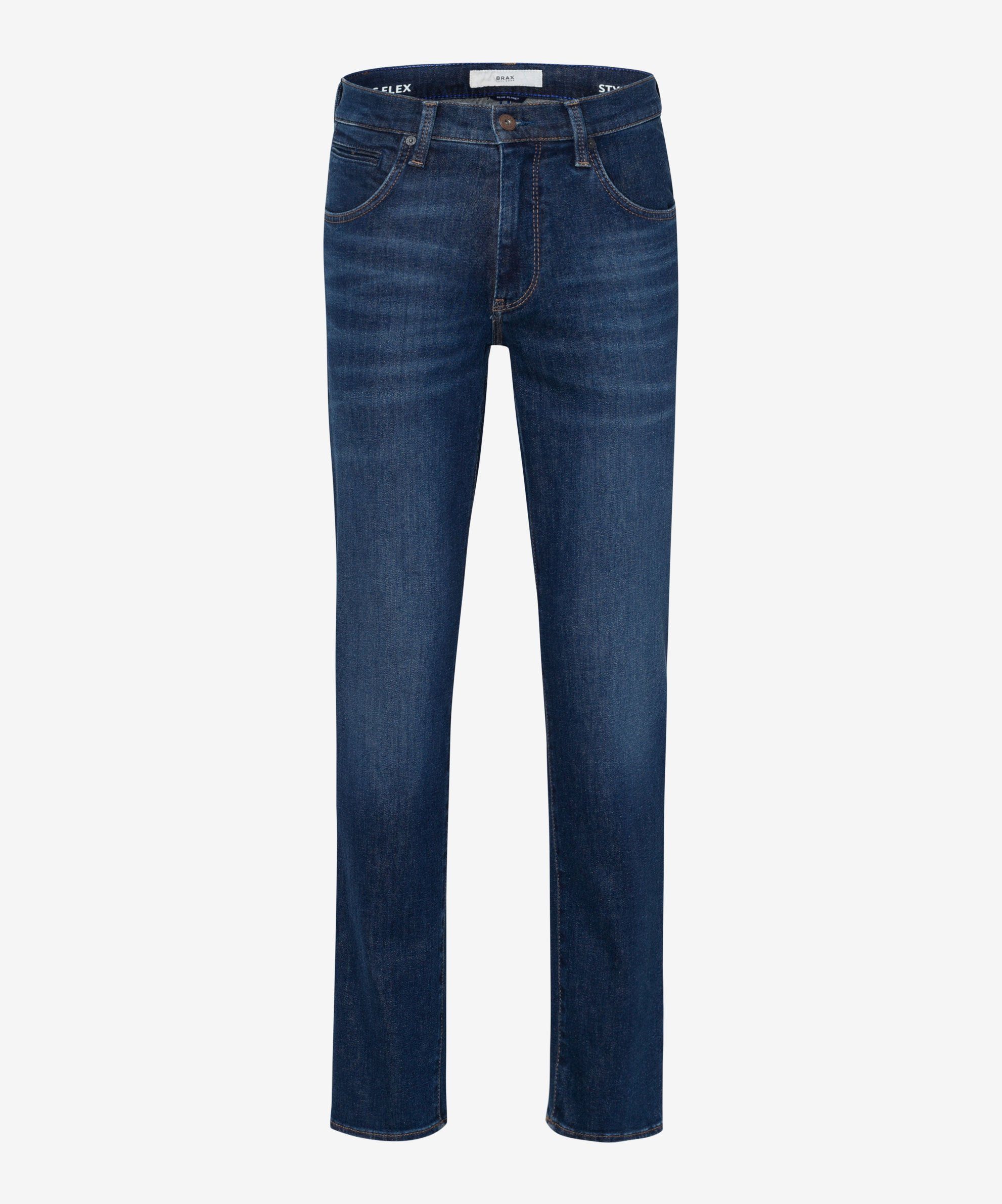 Organic Brax Flex Denim Cadiz regular 5-Pocket-Jeans blue