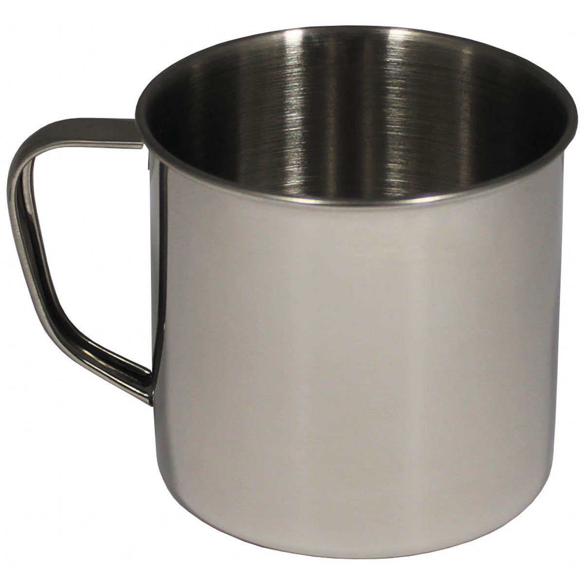 FoxOutdoor Tasse Tasse, Edelstahl, einwandig, ca. 500 ml, 500 ml