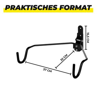 URBAN ZWEIRAD Fahrradwandhalterung klappbare Fahrrad-Wandhalterung mit Rahmenschutz inkl. Montagematerial