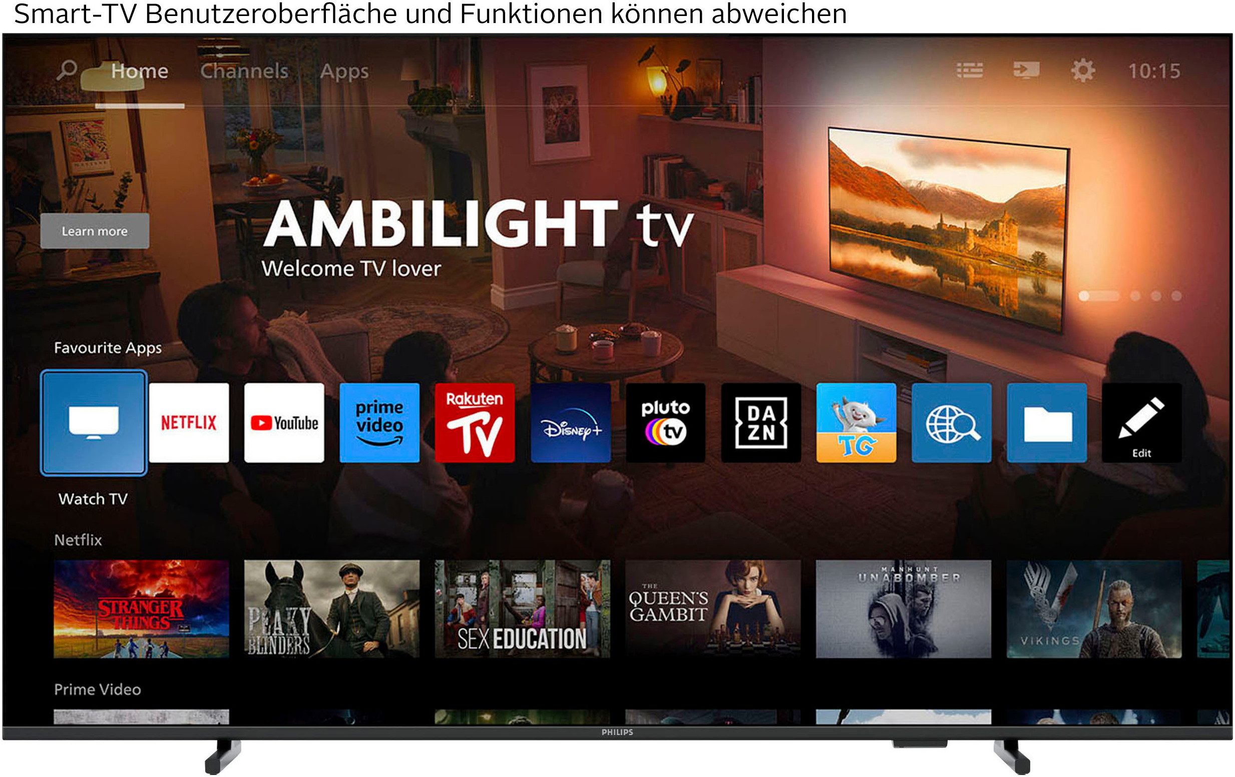 Philips 65PUS7000/12 LED-Fernseher (164 cm/65 Zoll, schwarz ! RABATT: 16.41%