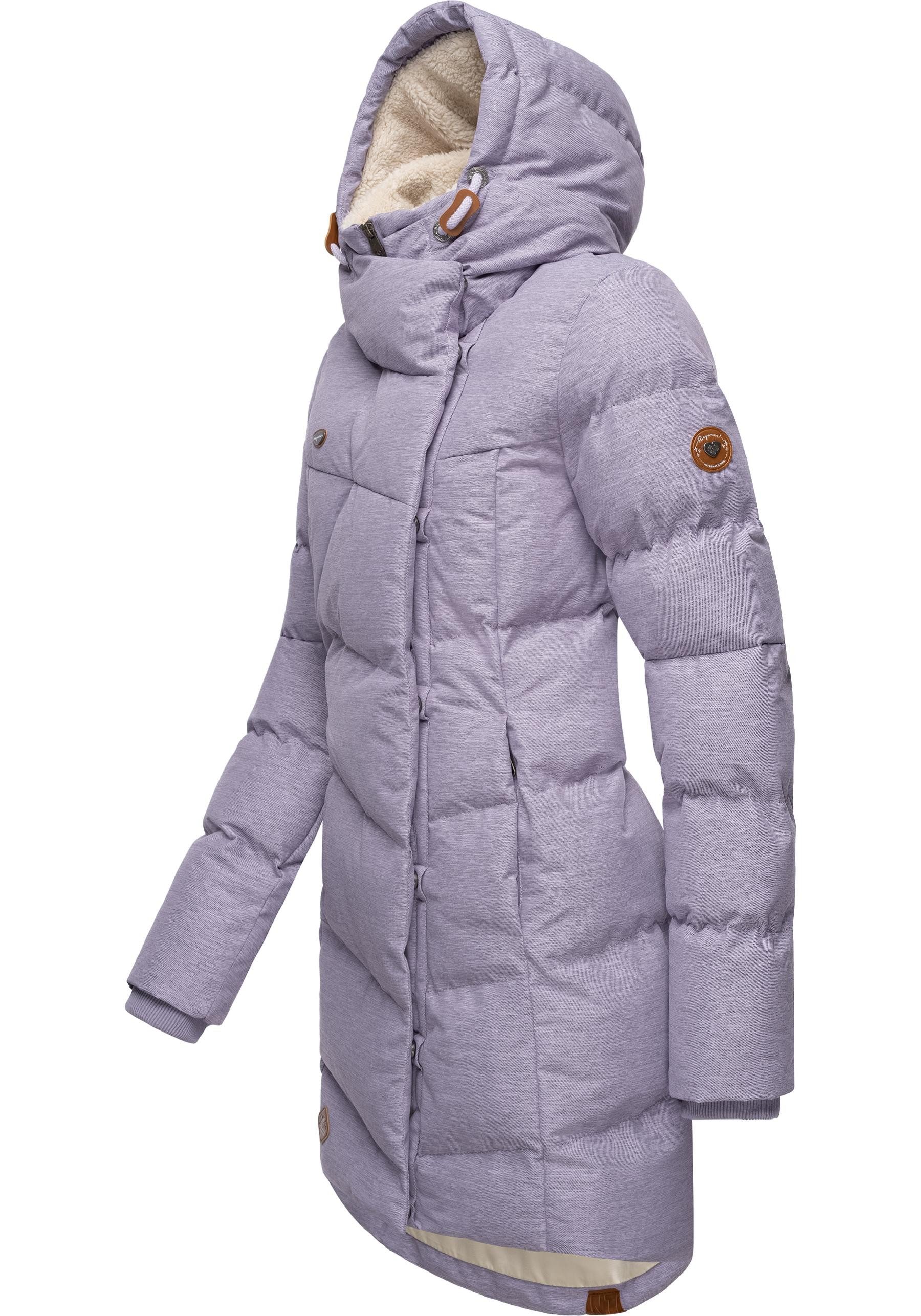 Ragwear Wintermantel Pavla stylischer Winterparka mit Teddyfutter und Kapuz günstig online kaufen