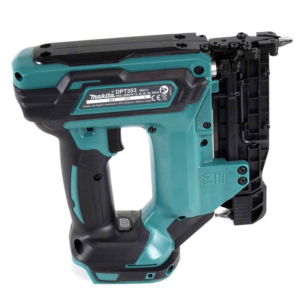 Makita Nagler DPT 353 Z Akku Pintacker 18 Volt Solo - ohne Akku, ohne Ladegerät, oh