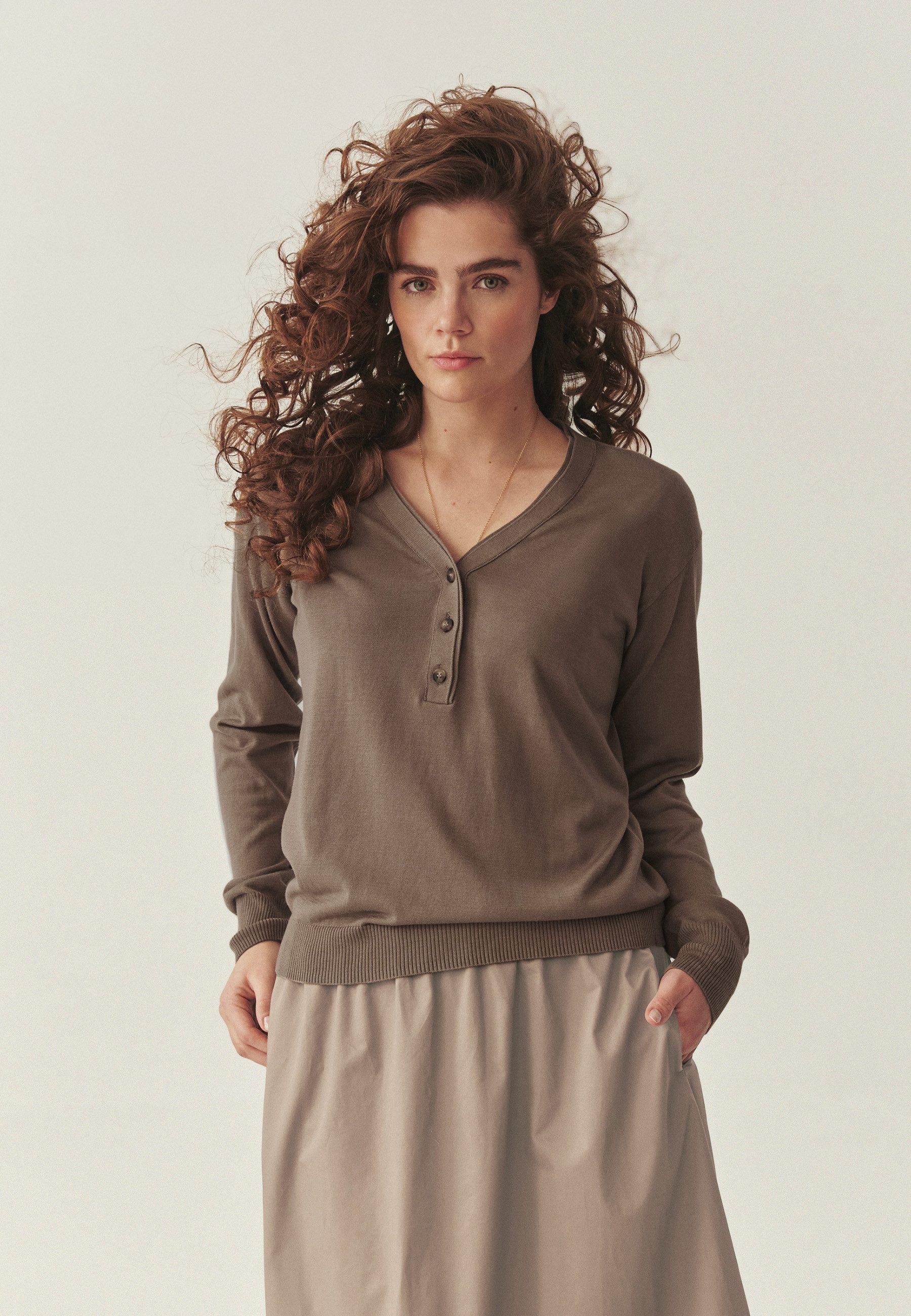 TATUUM Strickpullover Sweater Mit Seidenmischung - Tella