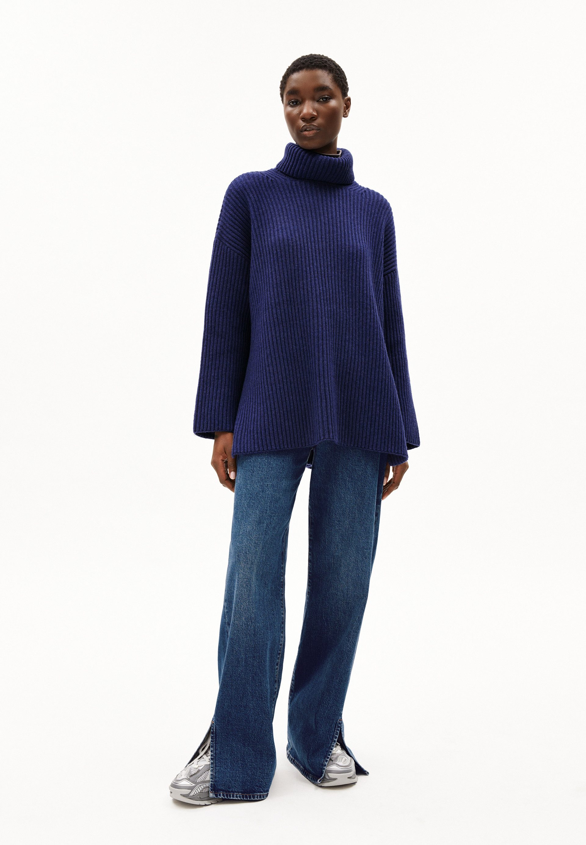 Armedangels Strickpullover VAESSAA Pullover Oversized Fit aus Bio-Woll Mix günstig online kaufen