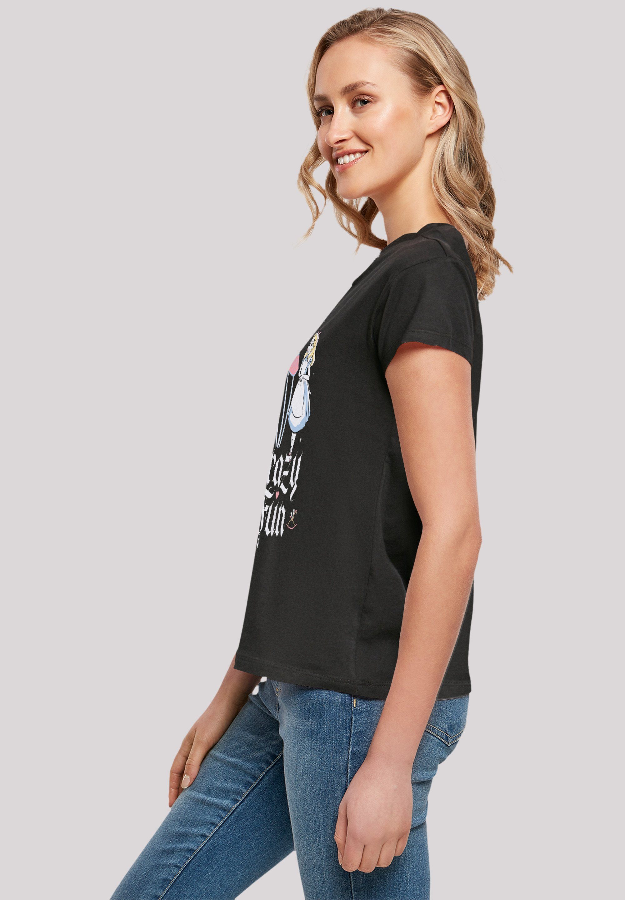 Wunderland Qualität Premium F4NT4STIC im Fun Crazy T-Shirt Disney Alice