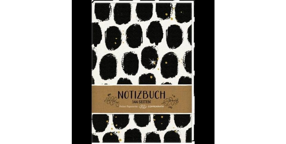SPIEGELBURG & - Notizbuch Notizbuch about (All DIE white) black Punkte COPPENRATH