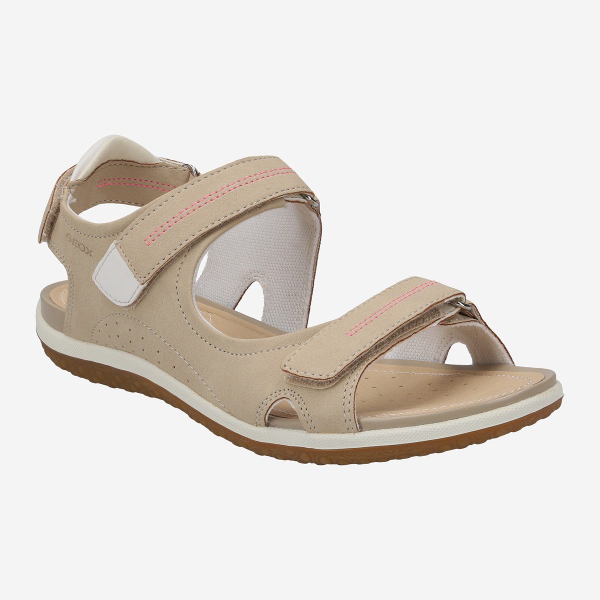 Geox GEOX VEGA, Sandaletten, Beige, Damen Sandalette