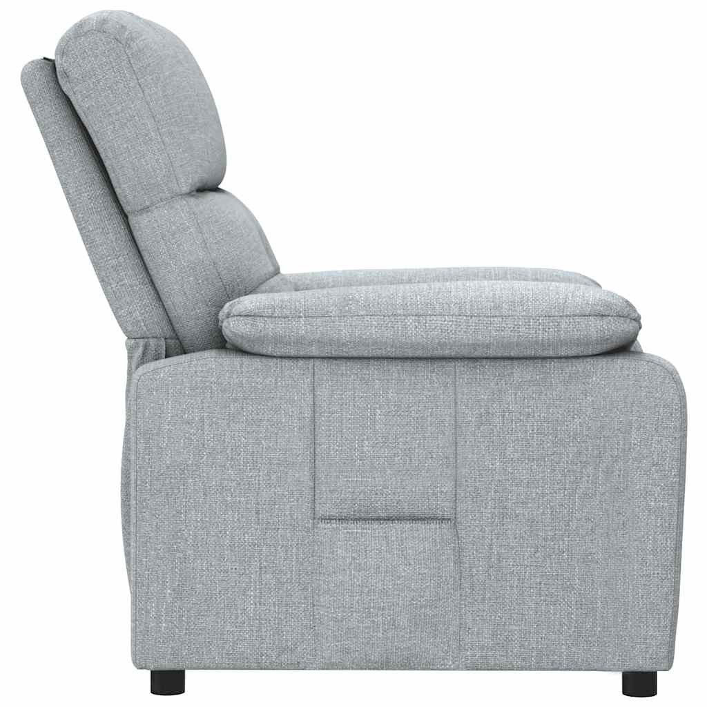 vidaXL Sessel Relaxsessel Hellgrau Stoff (1-St)