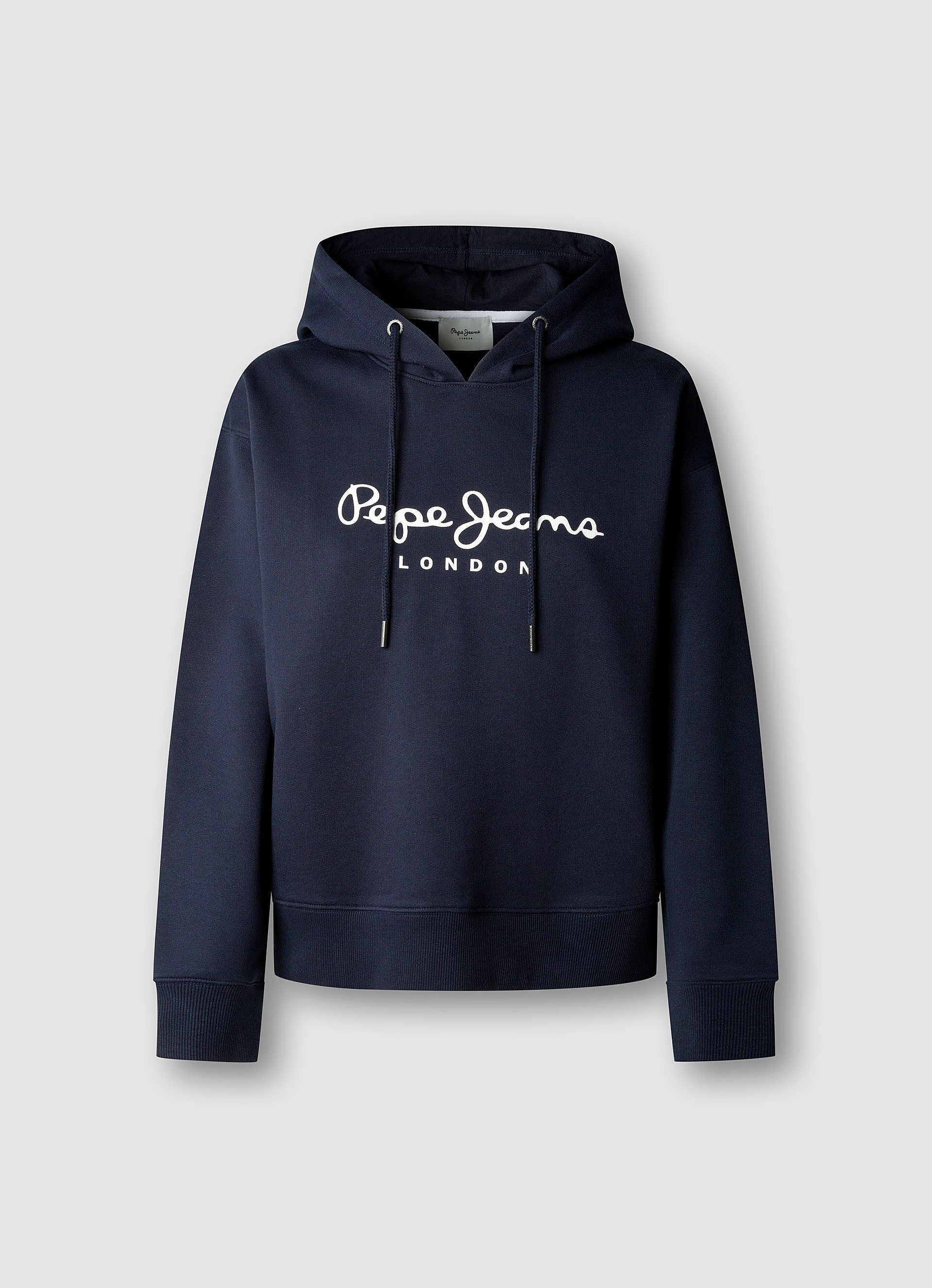 Pepe Jeans Hoodie BADDY HOODIE aus einem Baumwoll-Mix, Logoschriftzug