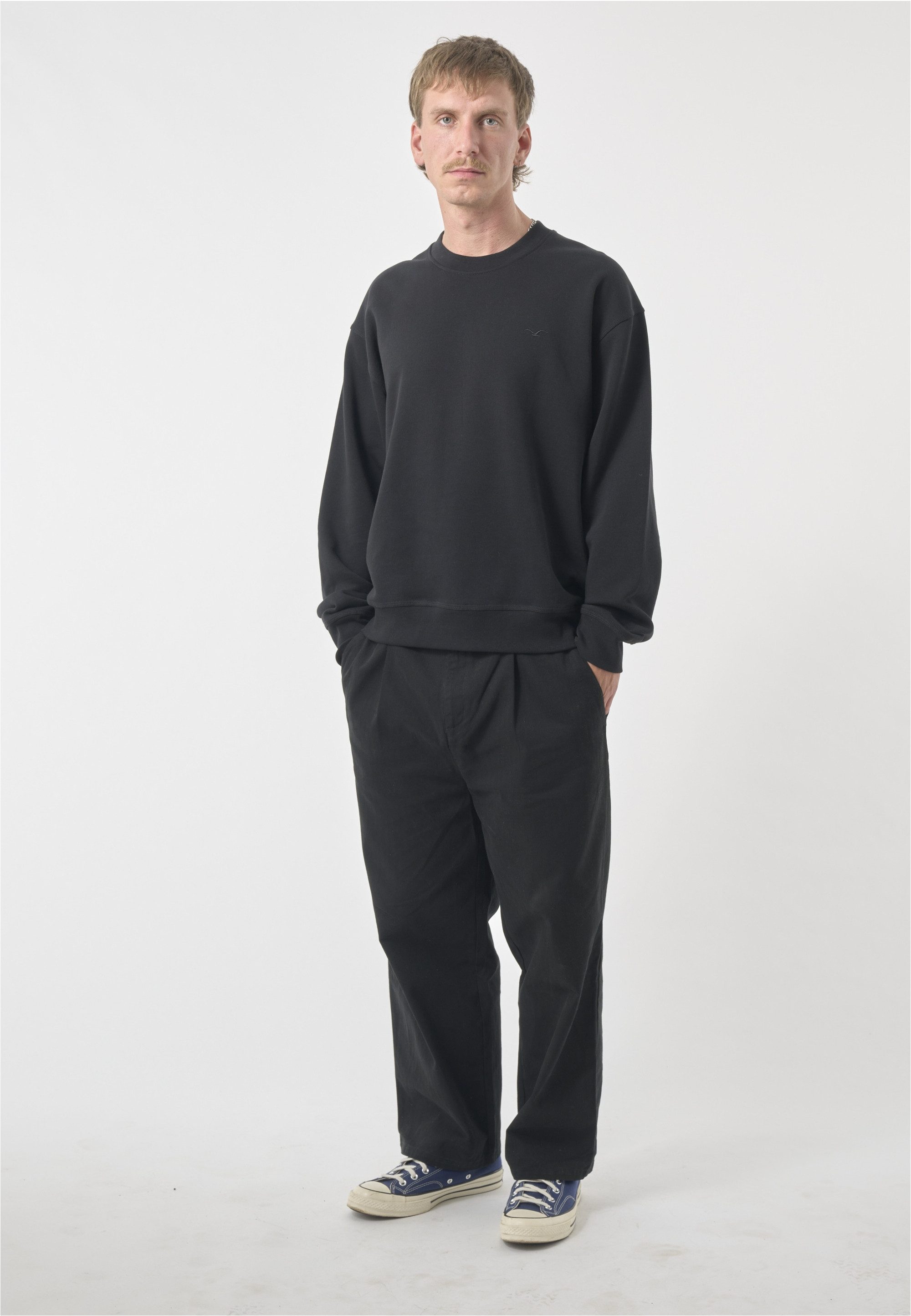 Cleptomanicx Strickpullover Boxy Crewneck Ligull Boxy günstig online kaufen