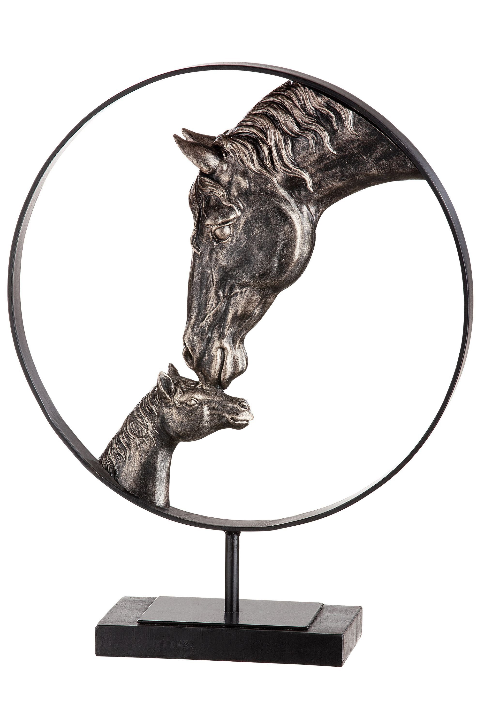 Casablanca by Gilde Tierfigur x Skulptur H.41cm Maße: (1 Pferdemutter St), x B.32,5cm