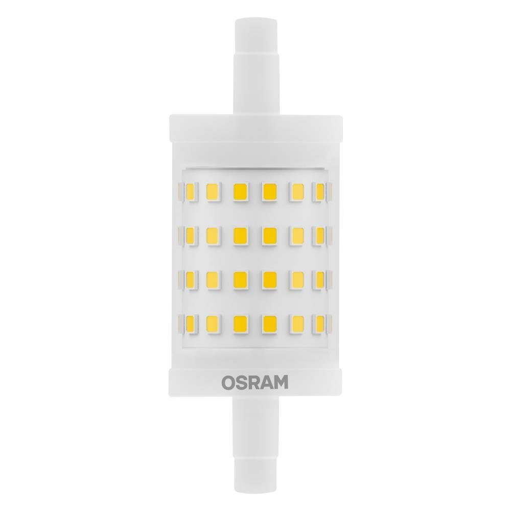 Osram LED-Leuchtmittel LINE R7s LED-Leuchtmittel 78mm dimmbar, R7s, Warmweiß