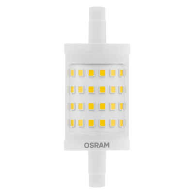 Osram LED-Leuchtmittel LINE R7s LED-Leuchtmittel 78mm dimmbar, R7s, Warmweiß