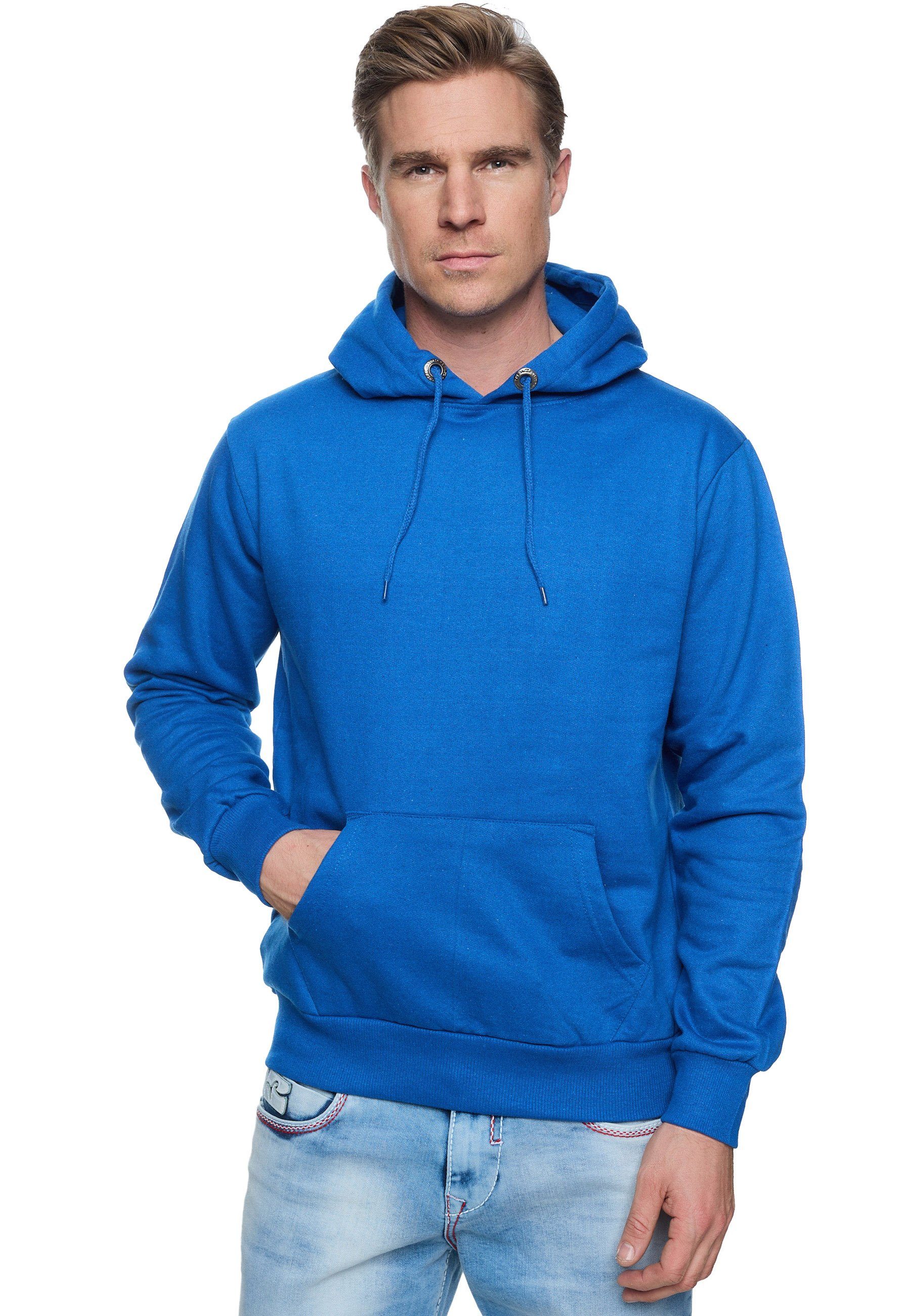 Rusty Neal Kapuzensweatshirt in bequemer Regular Fit-Passform blau | Sweatshirts