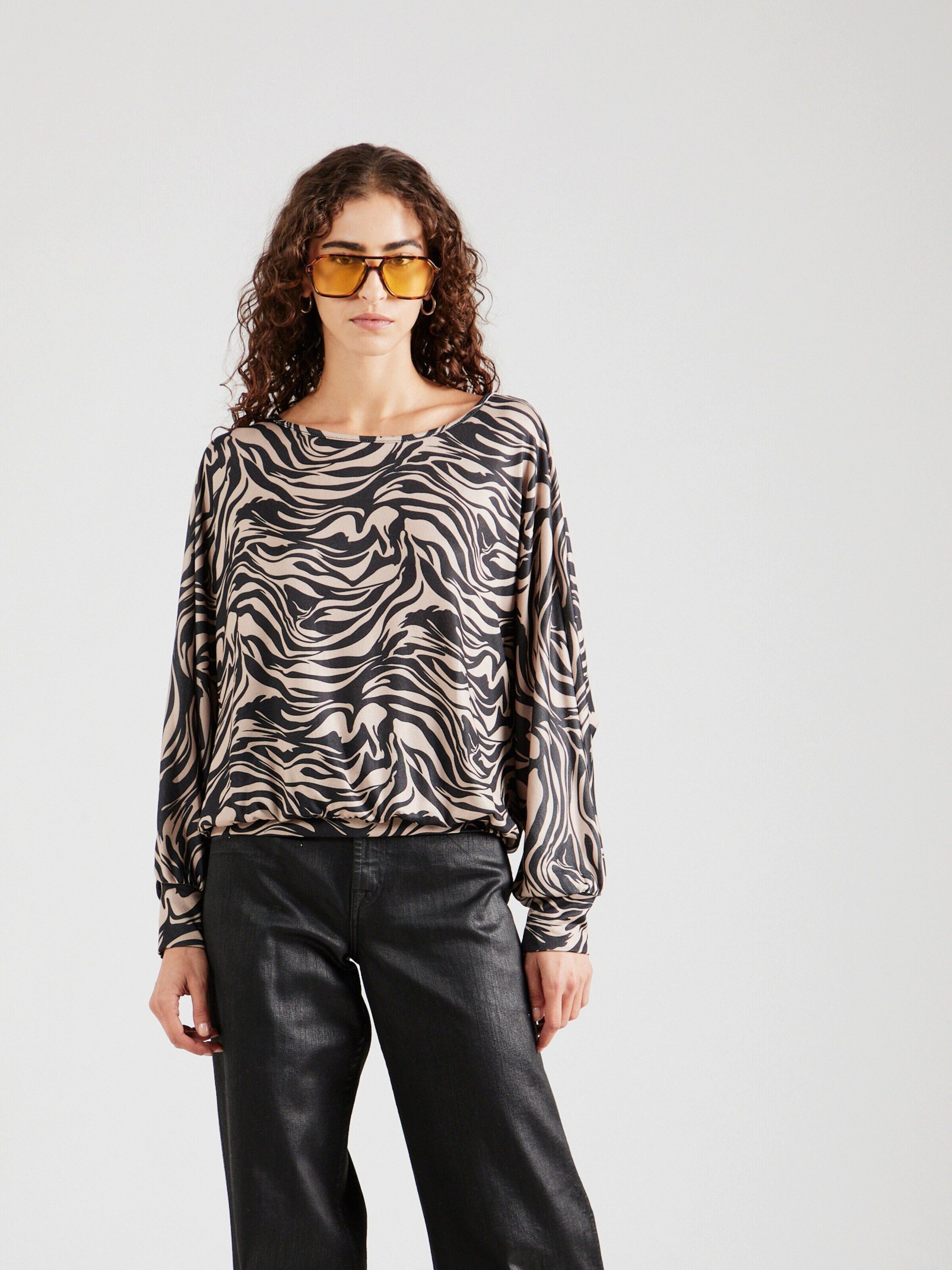 ZABAIONE Langarmshirt Mi44a (1-tlg) Drapiert/gerafft