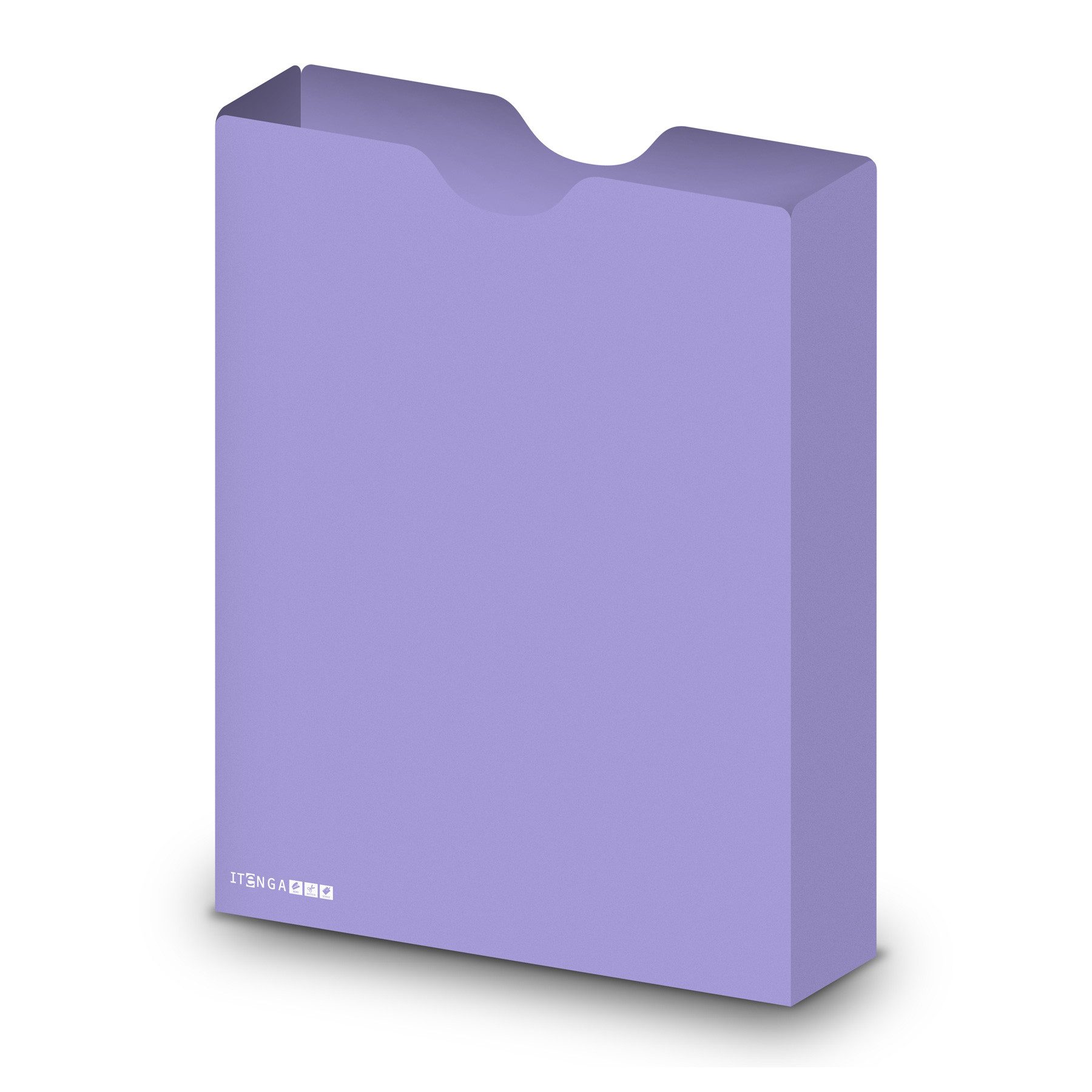 itenga Organisationsmappe itenga Heftbox DIN A4 Hochformat aus PP Kunststoff FLIEDER