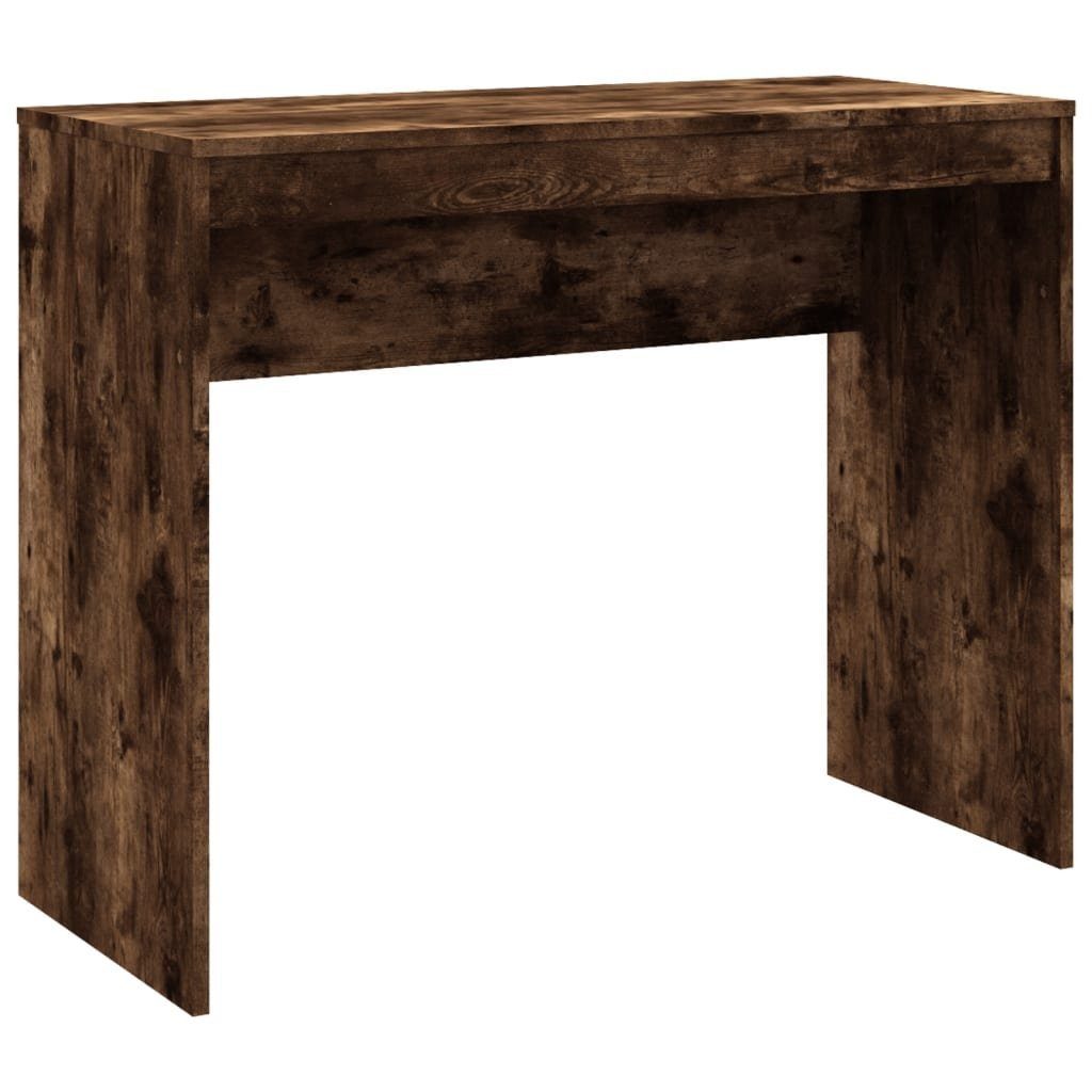 vidaXL Schreibtisch Schreibtisch 90x40x72 Räuchereiche Räuchereiche Holzwerkstoff cm Räuchereiche 