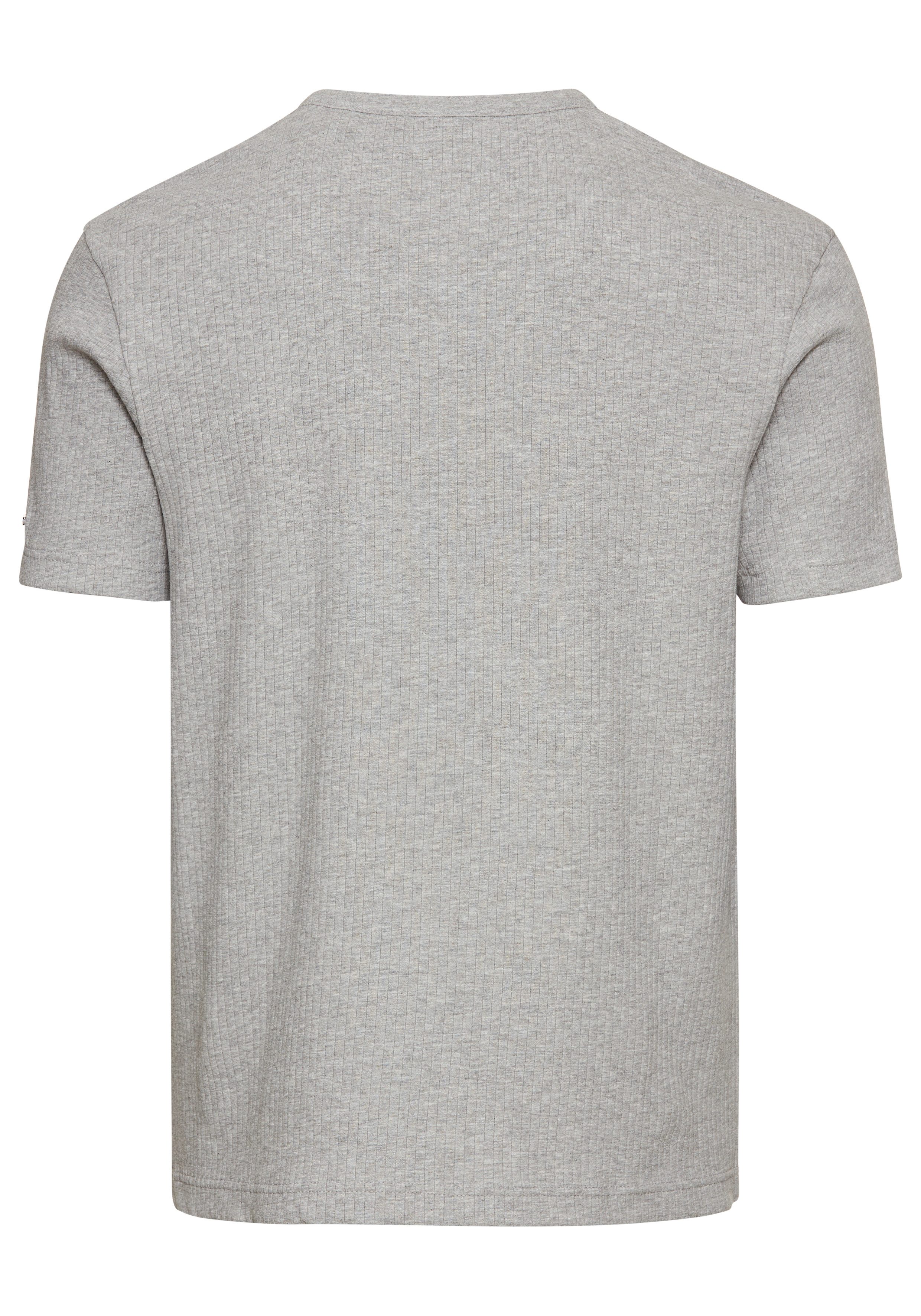 Bruno Banani Henleyshirt in elastischer Rippenqualität