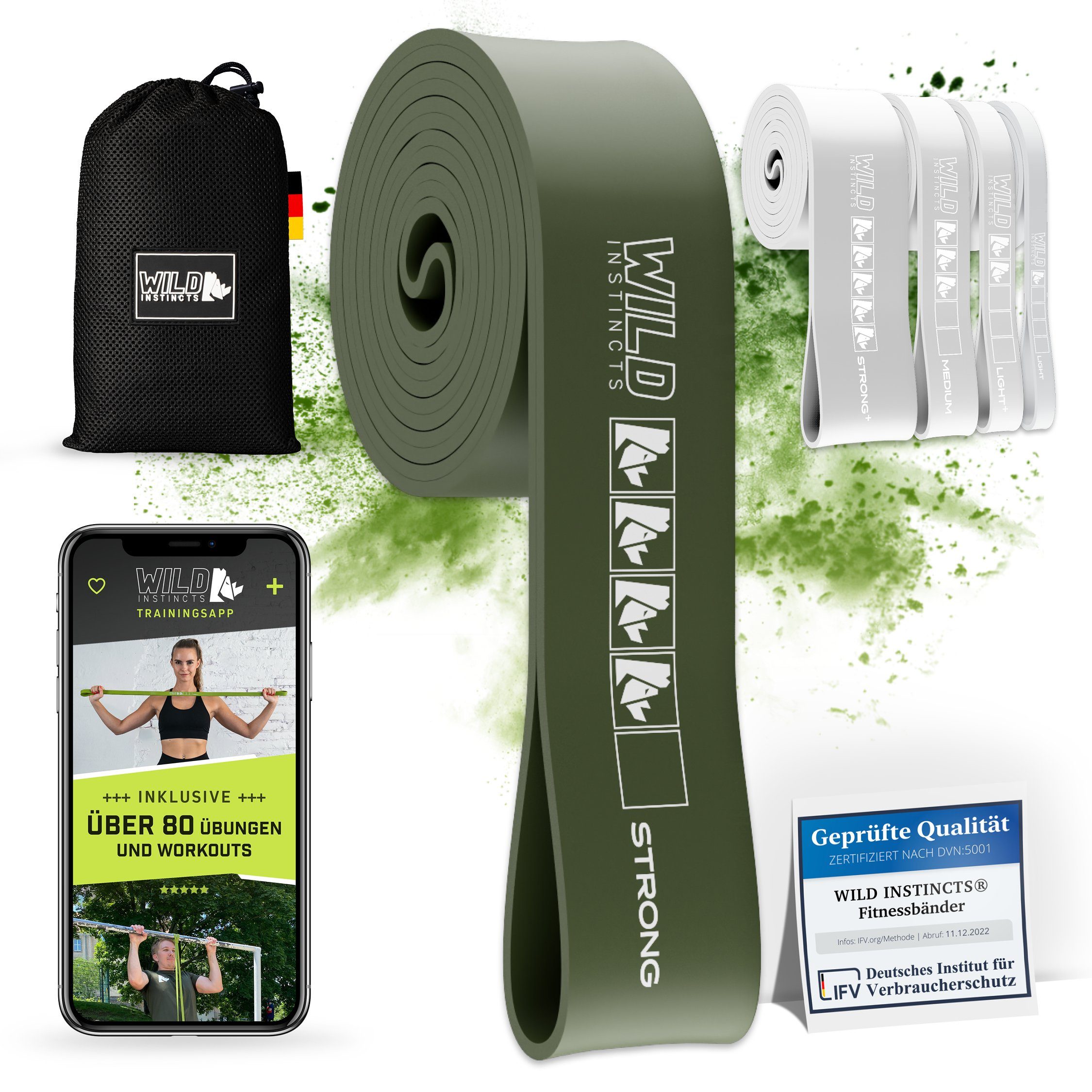 Trainingsbänder Pull-Up Bänder, Klimmzugbänder, Widerstandsbänder, Fitnessbänder