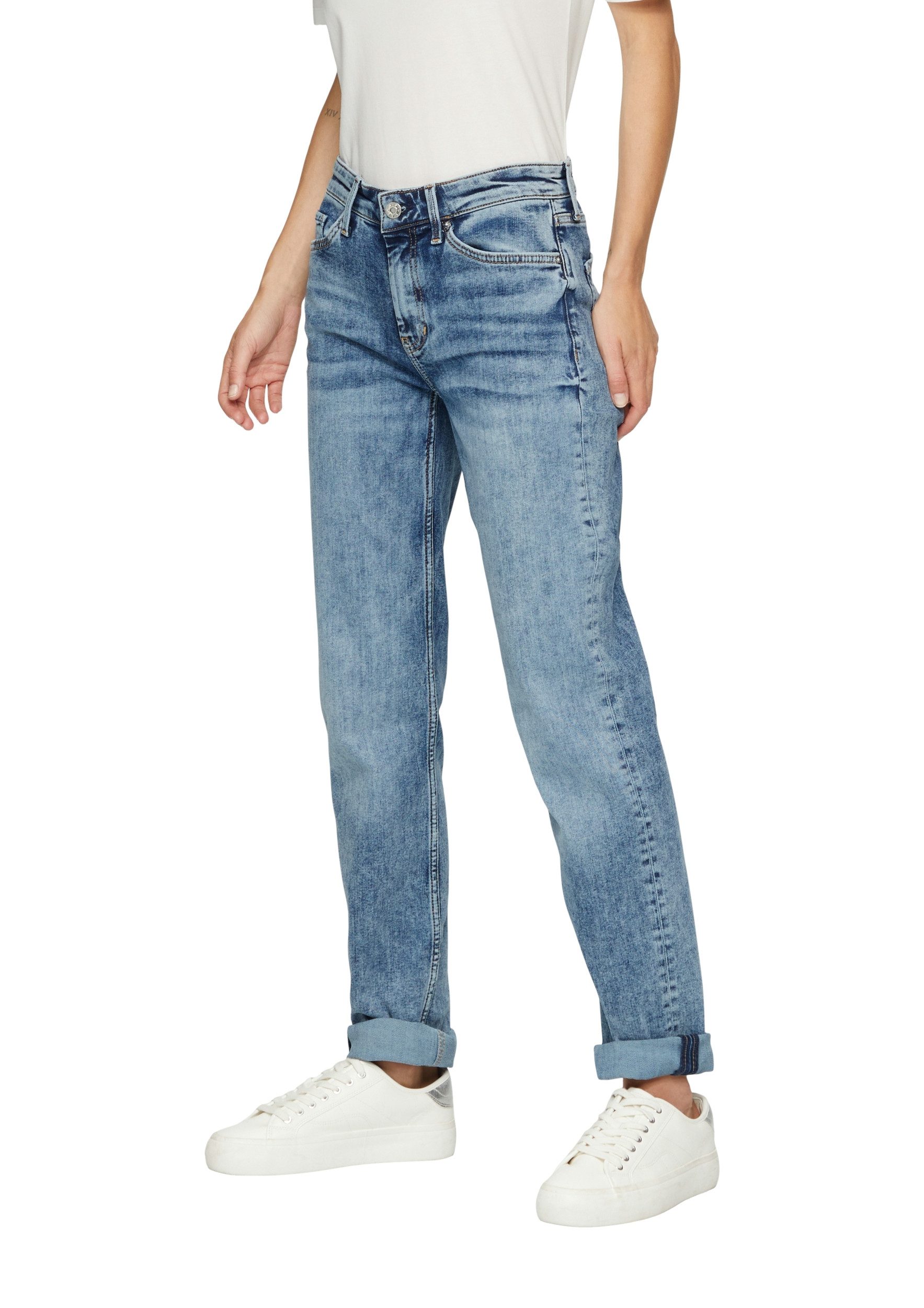 s.Oliver Gerade Jeans s.Oliver - Jeans Karolin - Regular Fit, Mid Rise, Straight Leg
