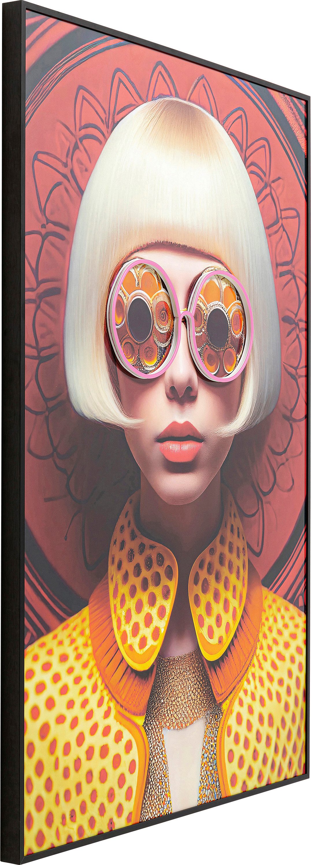 Kare Design LED-Bild Gerahmtes Bild Fancy Lady 75x55cm, verschiedene Farben