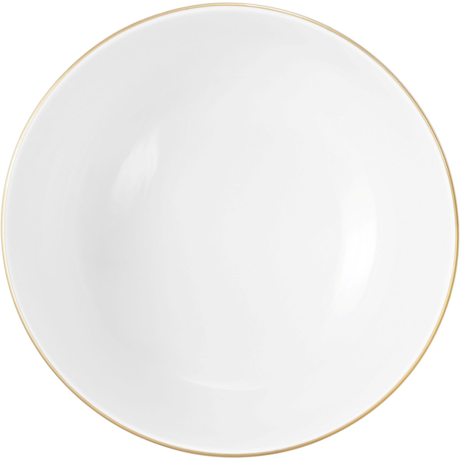 Seltmann Weiden Schüssel Liberty - Goldrand, Porzellan, (1-tlg), Foodbowl 17,5 cm