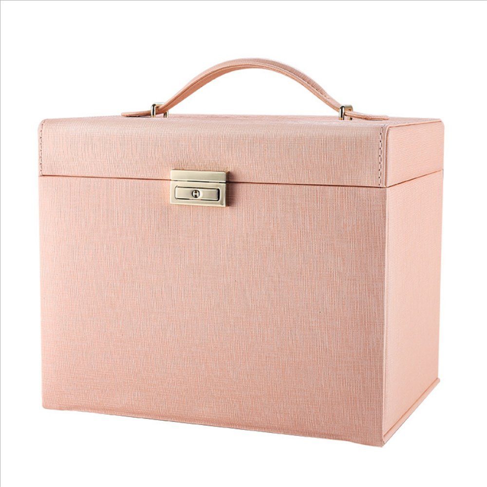 Vaxiuja Schmuckkoffer »Faux Leather Jewellery Box, Hochleistungs