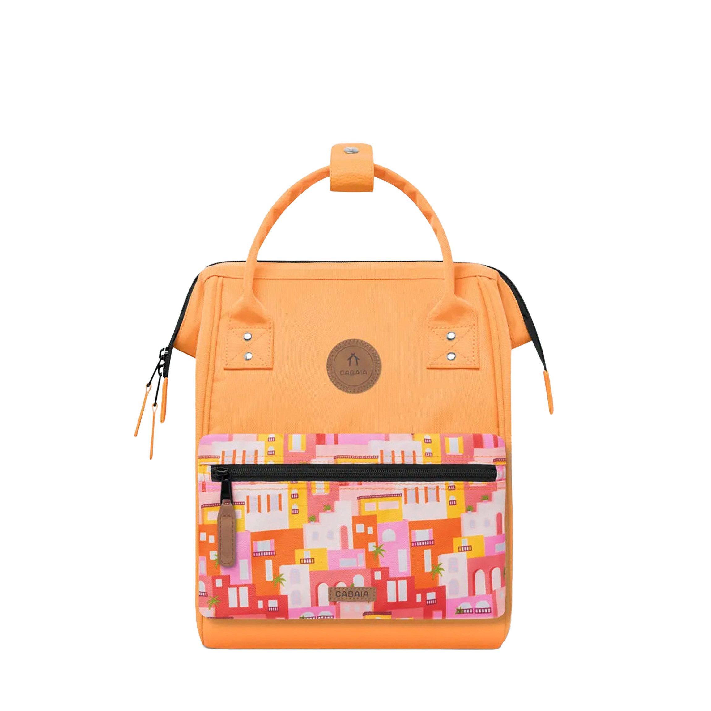 CABAIA Rucksack Omis (Set, 3-tlg., inkl. 2 auswechselbaren Vordertaschen), Tagesrucksack mit austauschbaren Vordertaschen