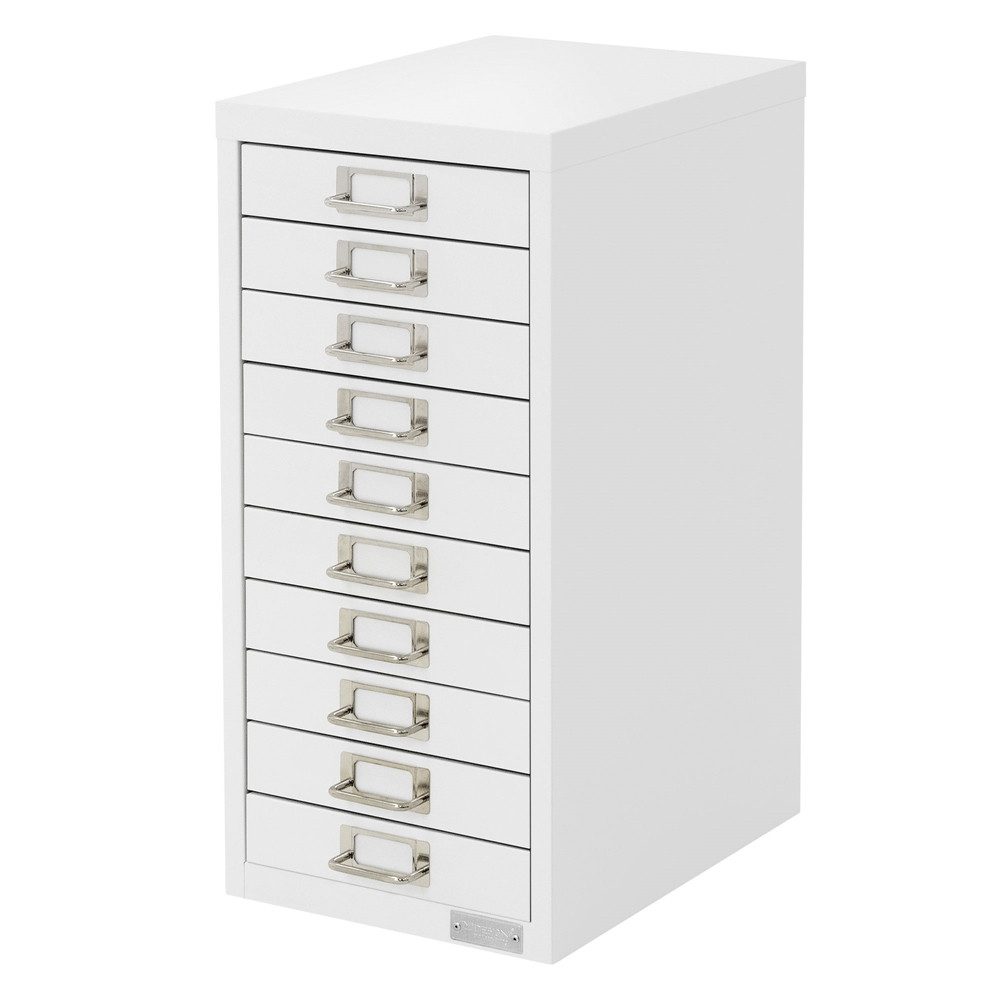 ML-DESIGN Aktenschrank Metallschrank mit Schubladen Aufbewahrungsschrank Mehrzweckschrank (1-St) Lagerschrank Weiß Büroschrank Werkzeugschrank Stahlschrank 28x38x60 cm