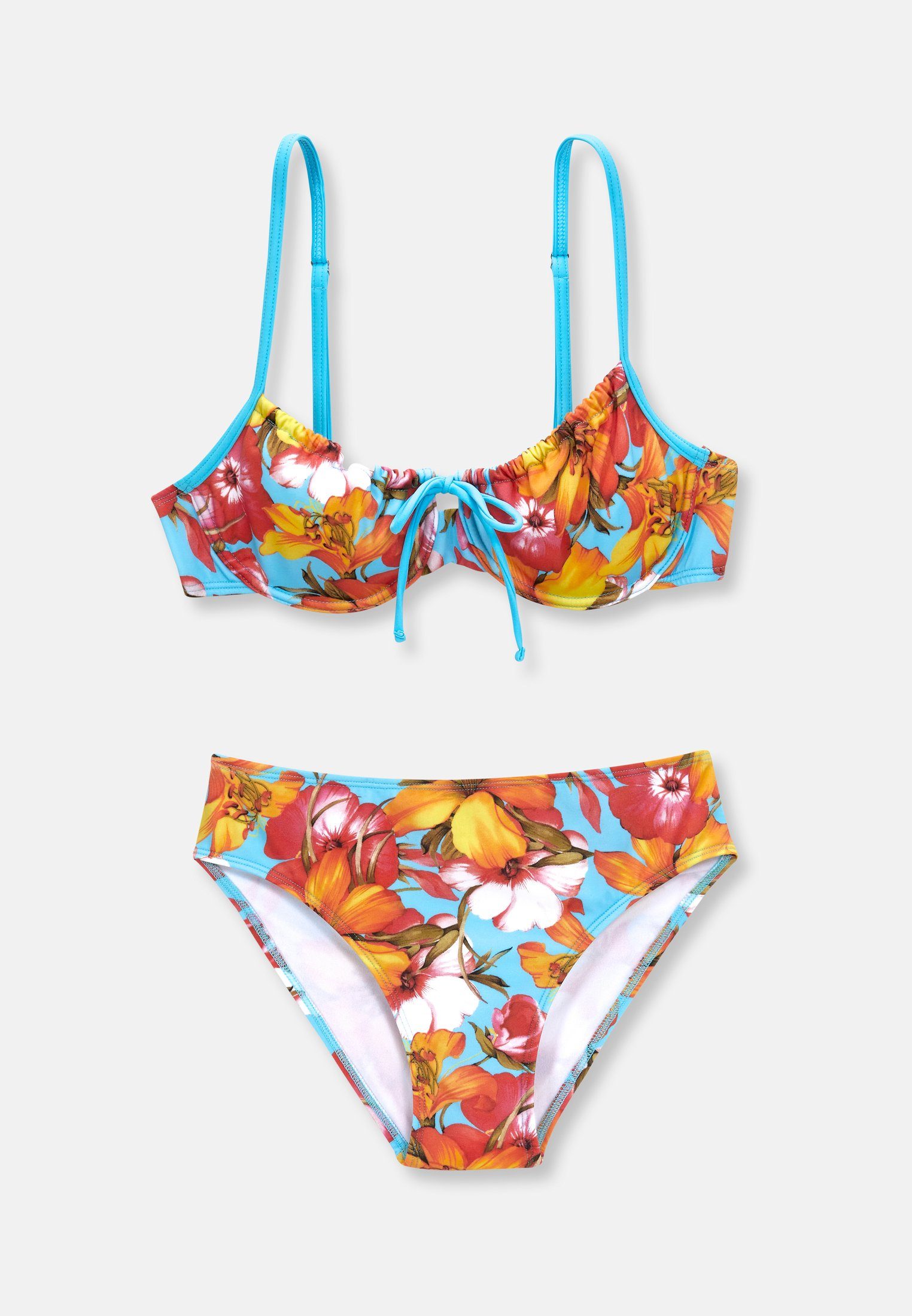 Wäsche/Bademode Bikinis MADELEINE Bügel-Bikini Bikini mit floralem Print