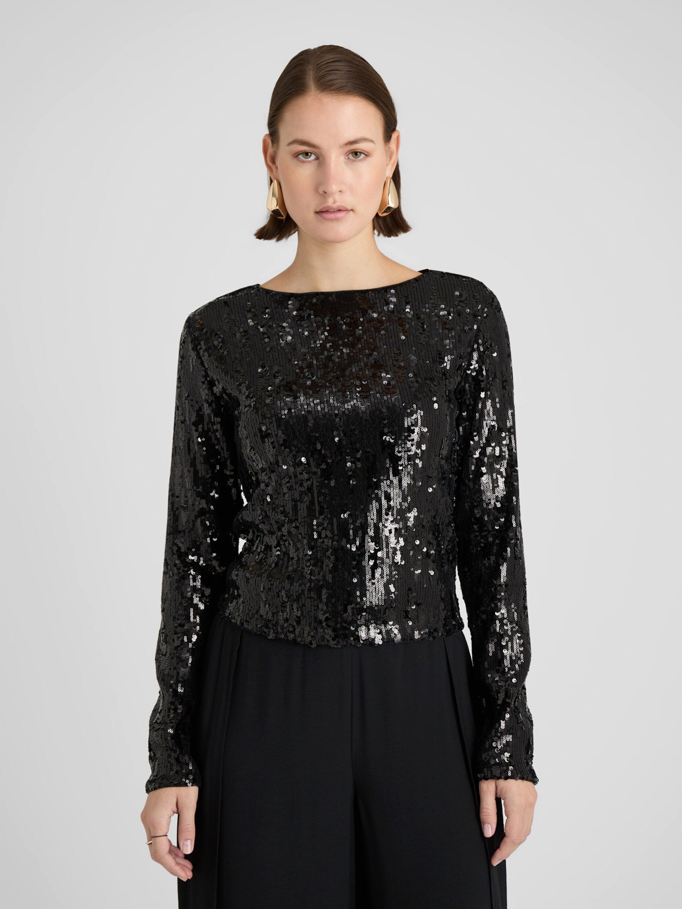 Guido Maria Kretschmer Women Langarmbluse Jamila (1-tlg) Pailletten günstig online kaufen