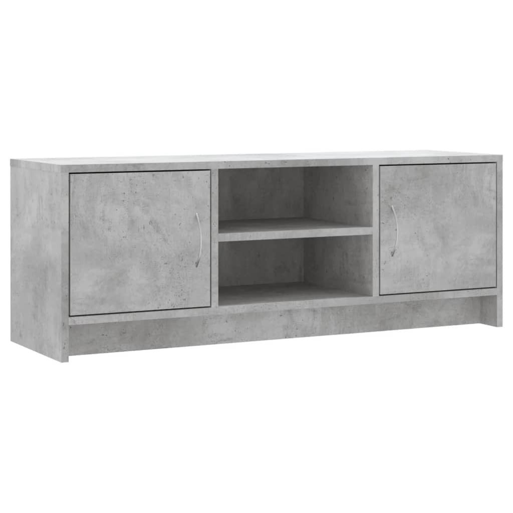 vidaXL TV-Schrank TV-Schrank Betongrau 102x30x37,5 cm Holzwerkstoff (1-St)