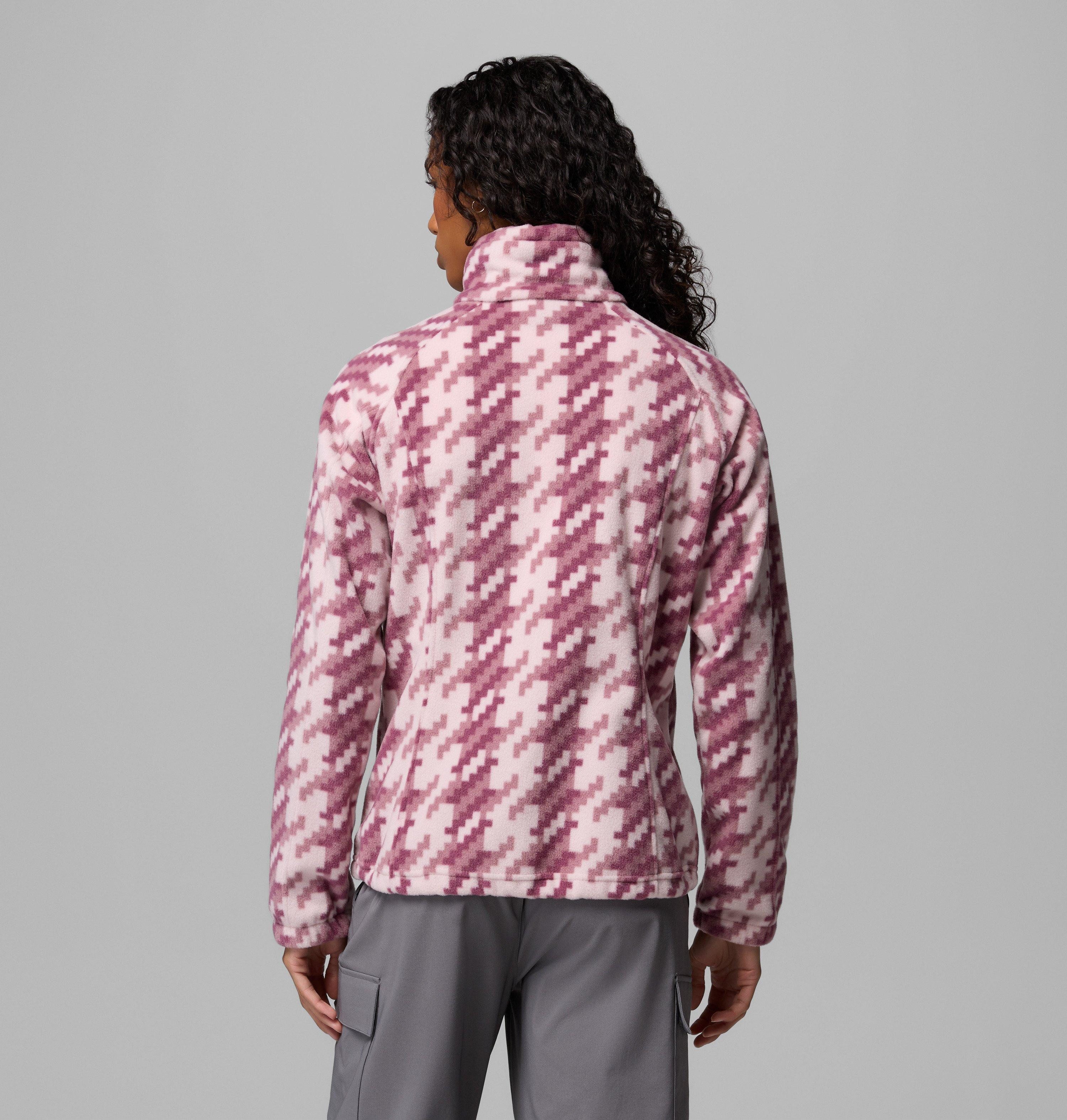 Columbia Fleecejacke Benton Springs Printed Full Zip mit Reißverschluss, wasserabweisend, windabweisend, atmungsaktiv – Bild 4 von 5