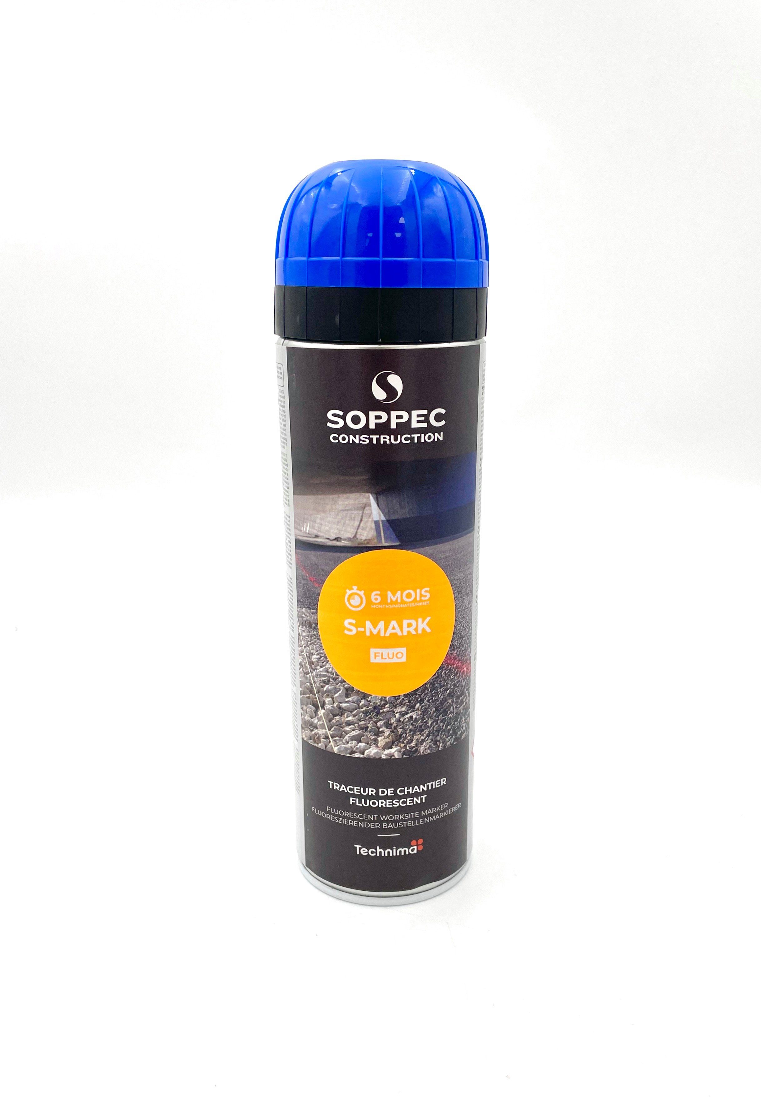 Soppec Sprühfarbe Markierungsspray Signierspray Blau Sprühfarbe