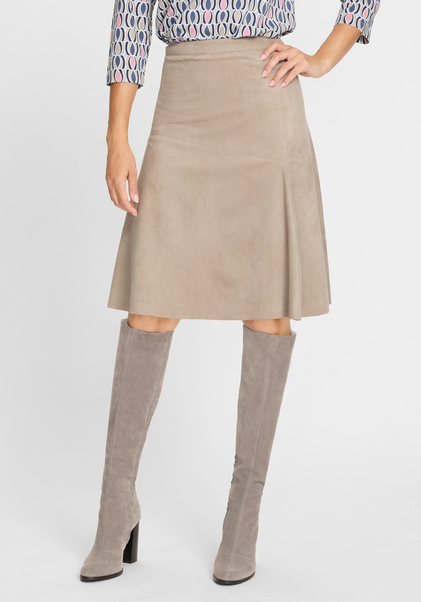 Olsen Midirock Skirt Woven Casual Short