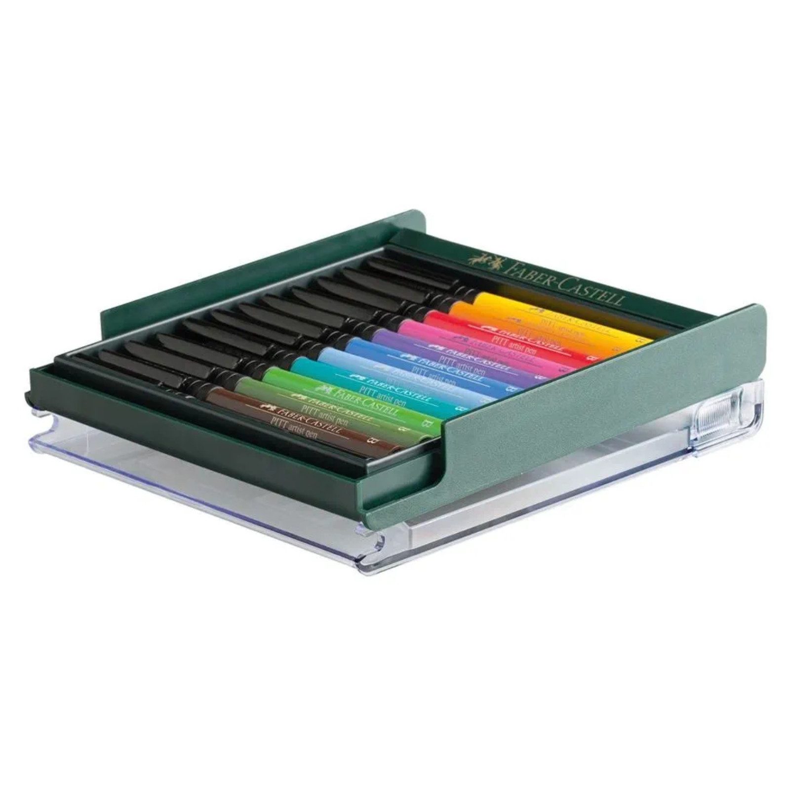 Faber-Castell Künstlerstift Faber-Castell Pitt Artist Pen Brush Tuschestift - 12x Bright