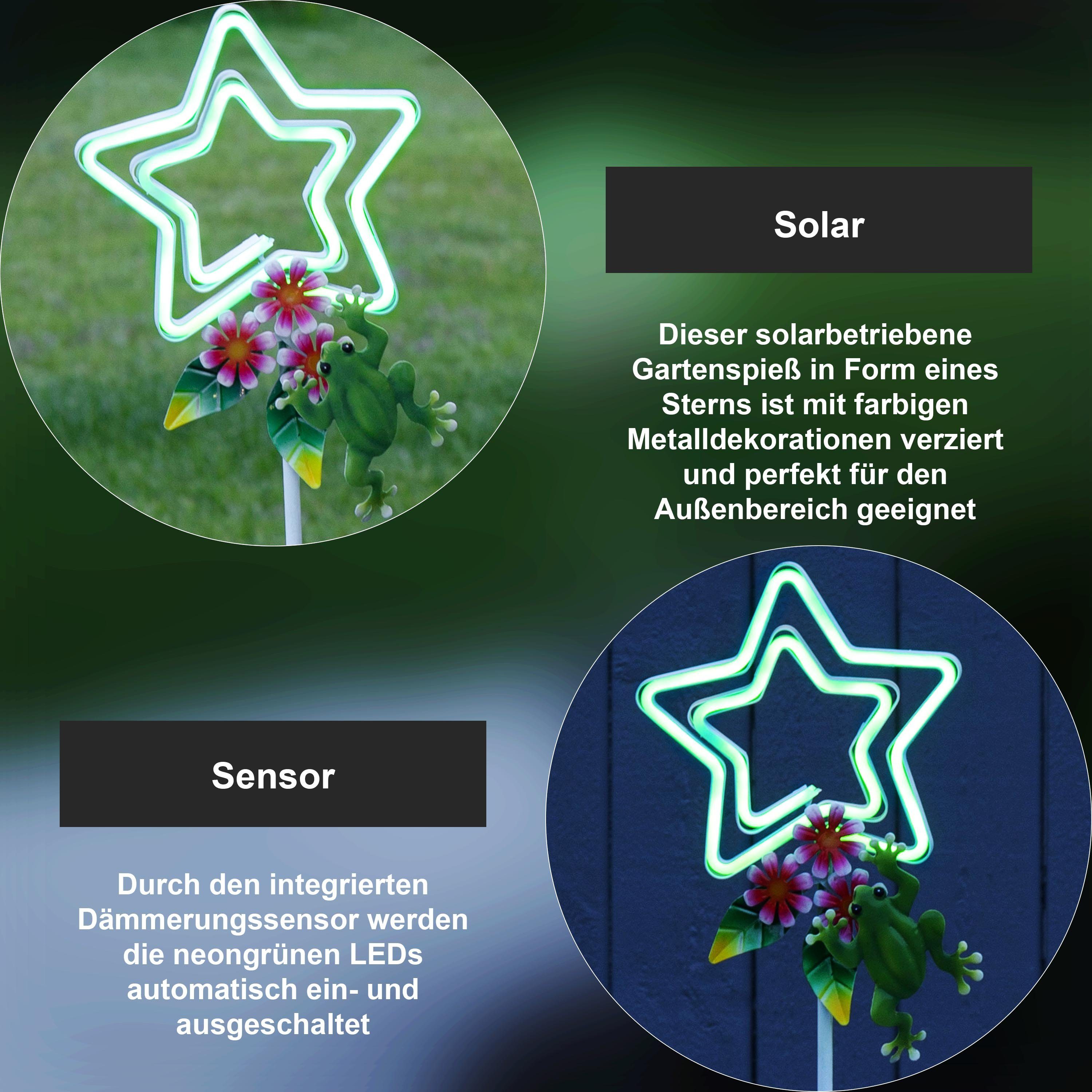 Trading Linny TRADING Solar Linny Wegeleuchte STAR LED Dekolicht Star Star, Star