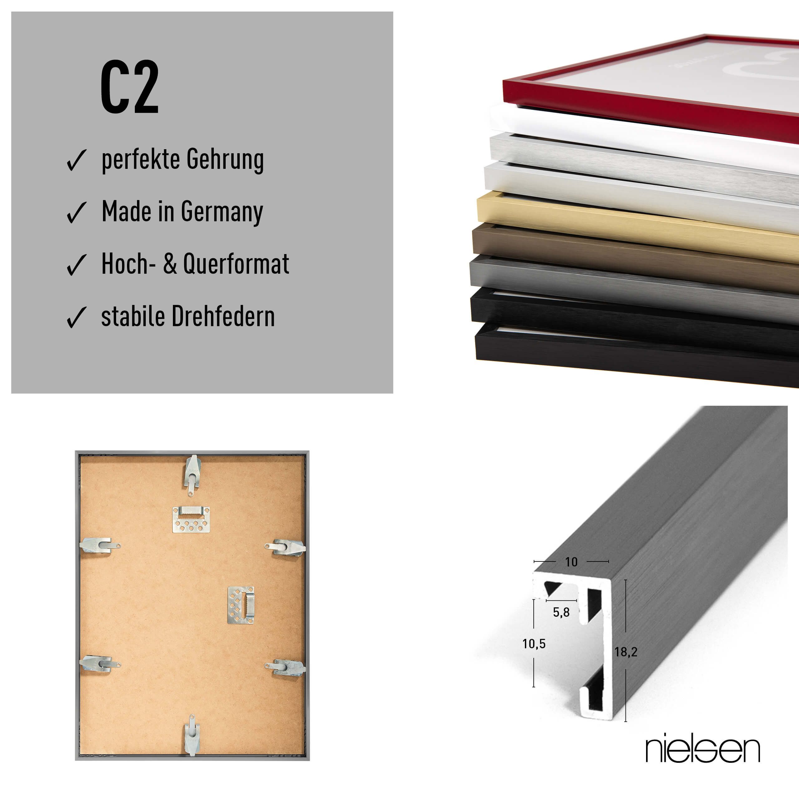 nielsen Bilderrahmen C2 mit Echtglas, (1 günstig online kaufen