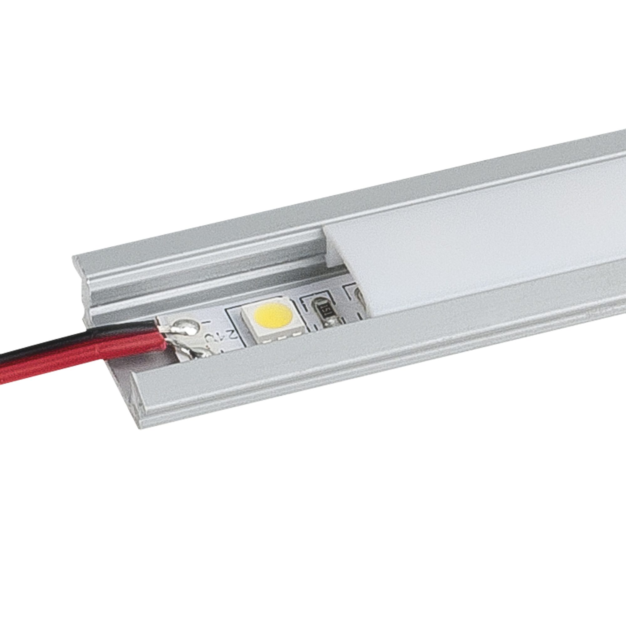 Artecta LED-Stripe-Profil Artecta Profile Pro 1 Recessed Länge: 2m - silber