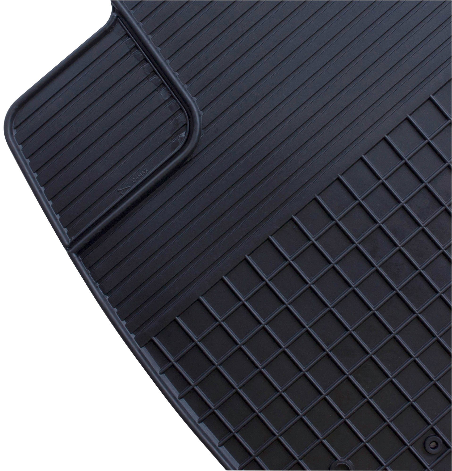 WALSER Passform-Fußmatten (4 St), für Focus 04/2005-09/2013 Ford