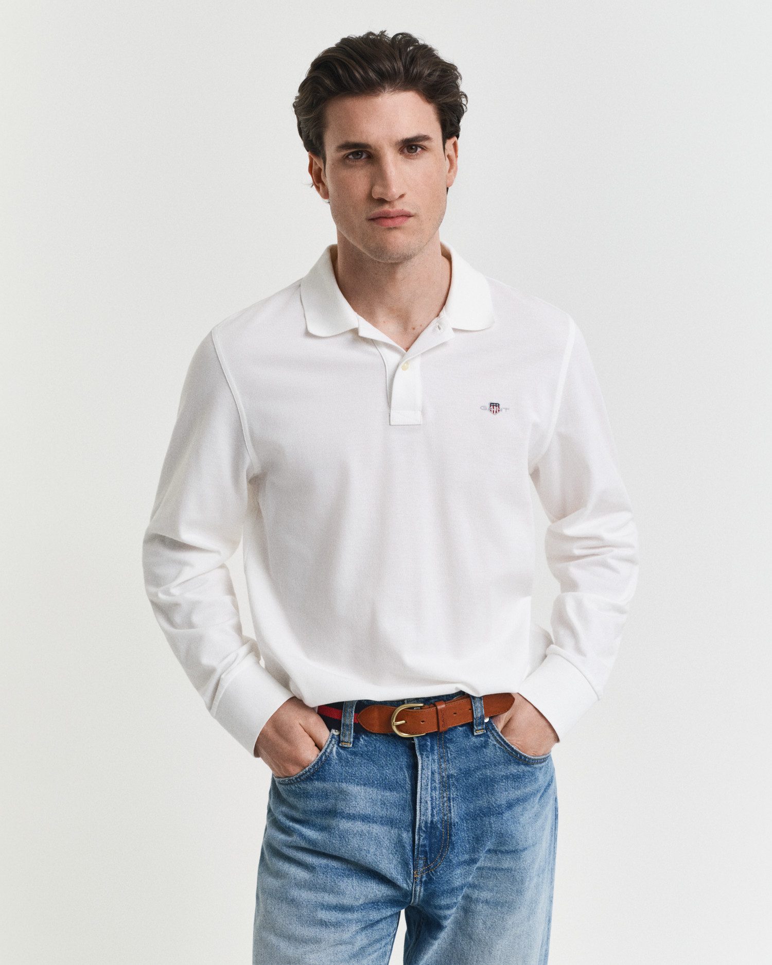 Gant Poloshirt REG SHIELD LS PIQUE günstig online kaufen