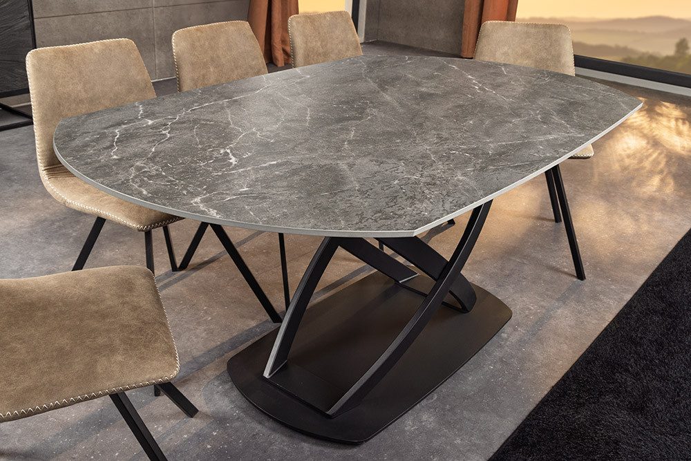 riess-ambiente Esstisch INCEPTION 130-190cm anthrazit / günstig online kaufen