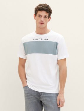 TOM TAILOR T-Shirt T-Shirt mit Colour Blocking