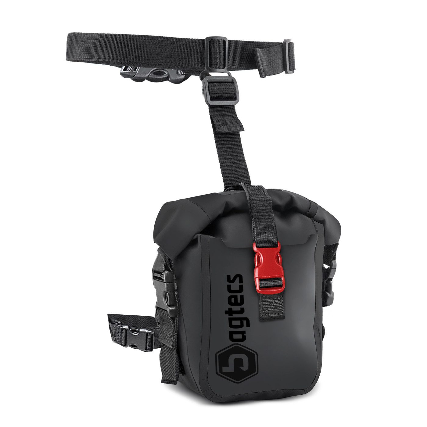 Bagtecs Beintasche Beintasche # BT14 wasserdicht 2L schwarz Leg Bag