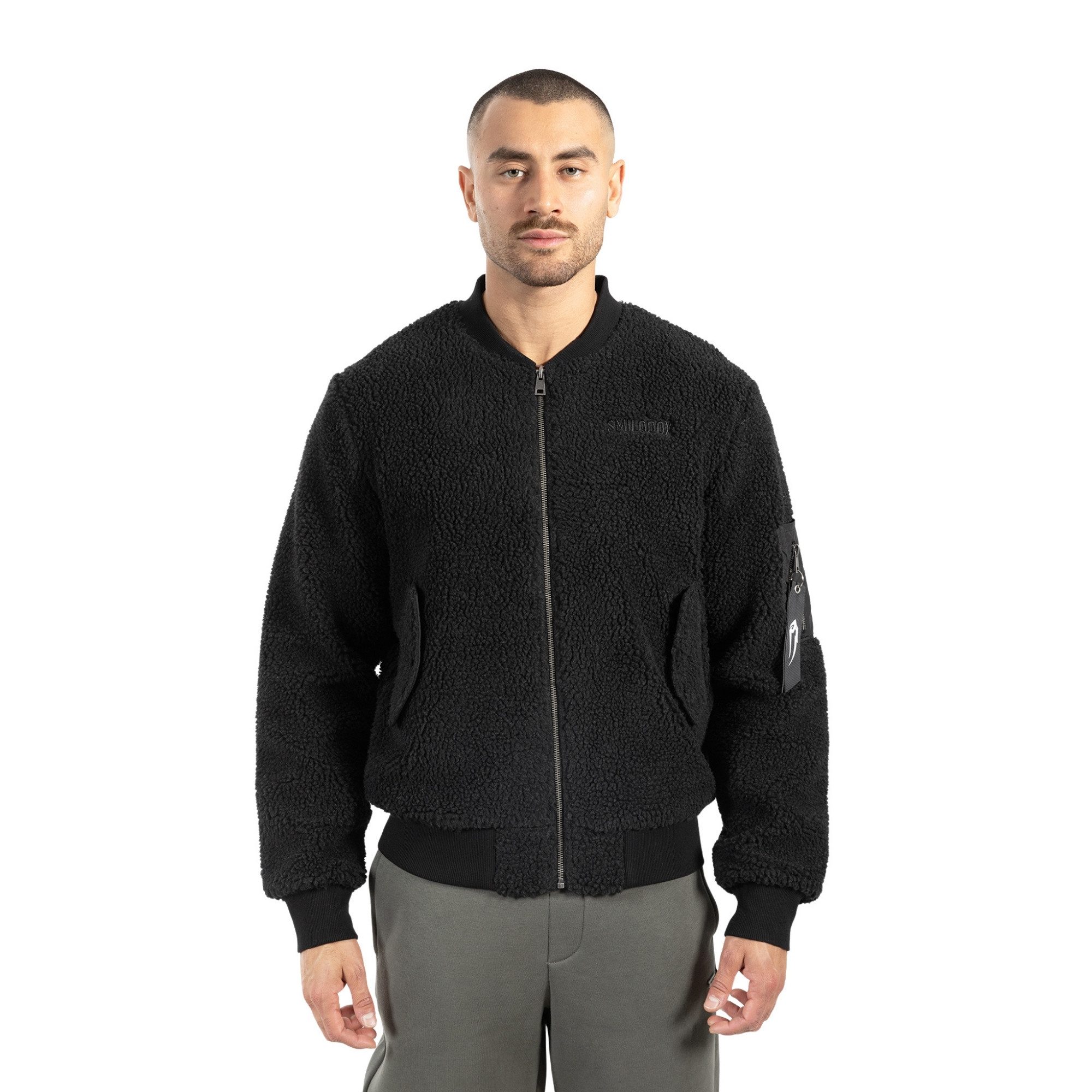 Smilodox Outdoorjacke Ferell, kuschelige Oversize-Jacke für Streetstyle, Casual & Freizeit Oversize, weiches Material, Streetwear, Casual Looks, Teddyfell