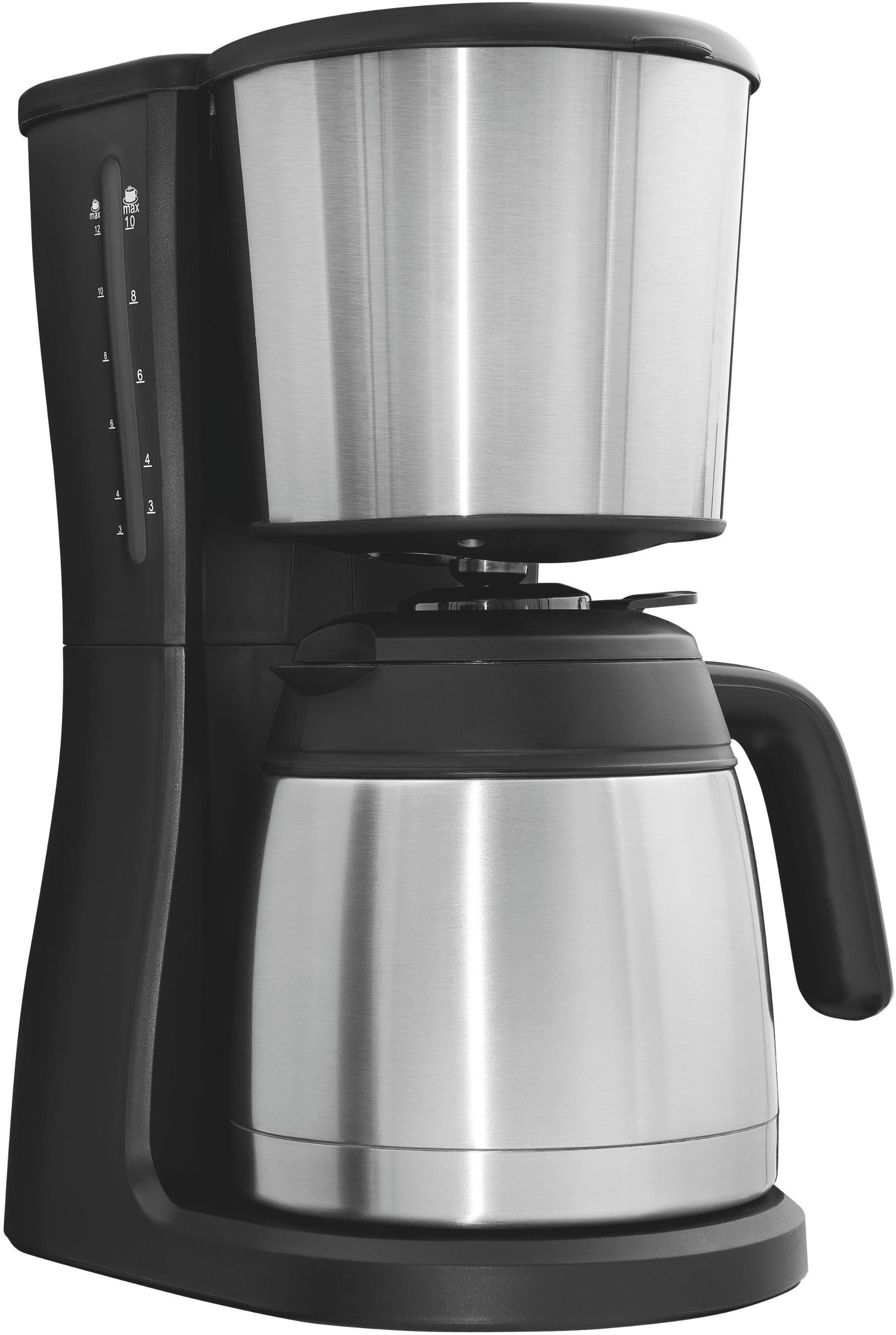 Gutfels Filterkaffeemaschine COFFEE 2030, 1,25l Kaffeekanne, Papierfilter 1x4, 1,25 L Glaskanne, 980 Watt